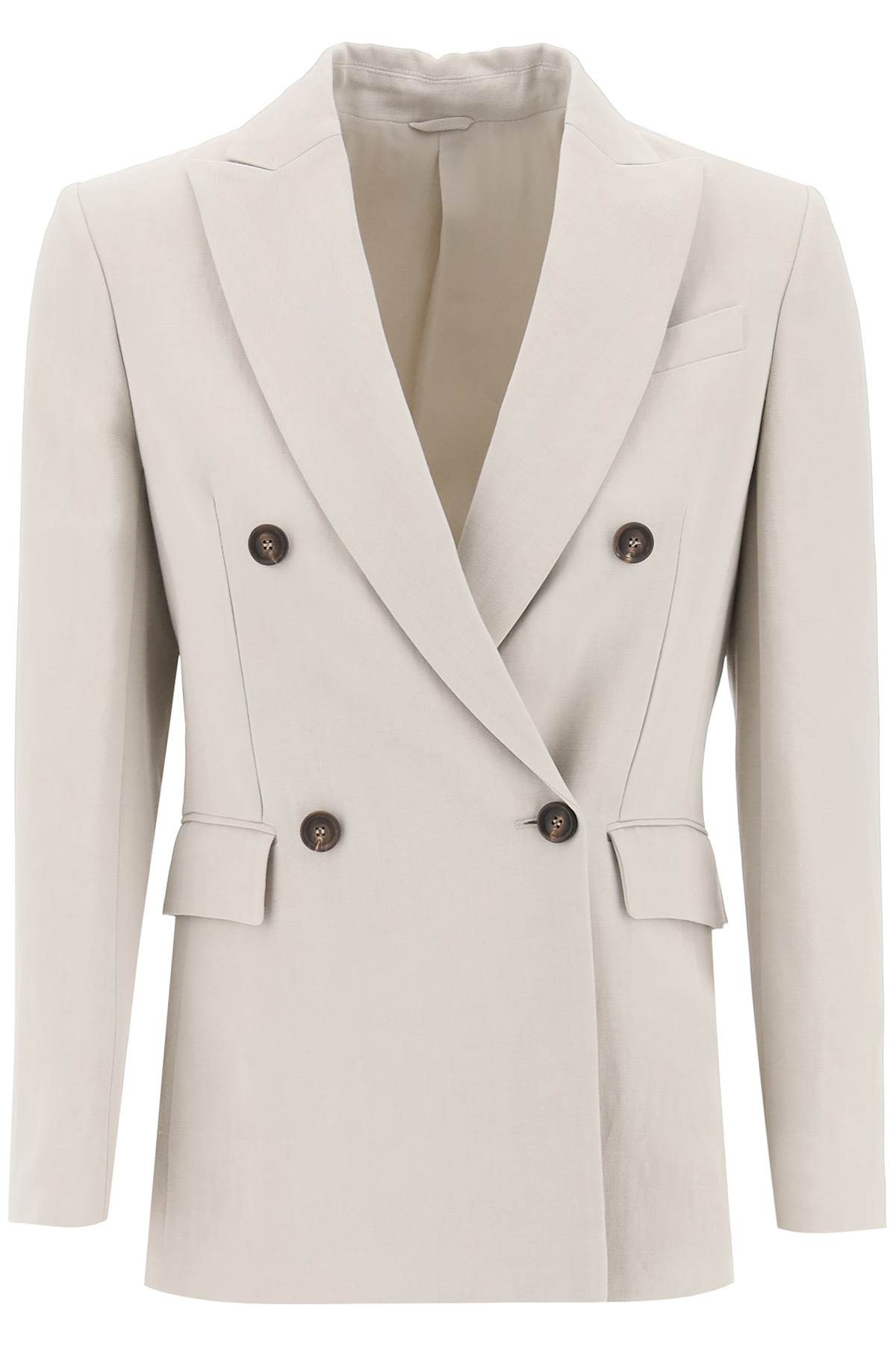 Brunello Cucinelli BRUNELLO CUCINELLI twill jacket with monile detail