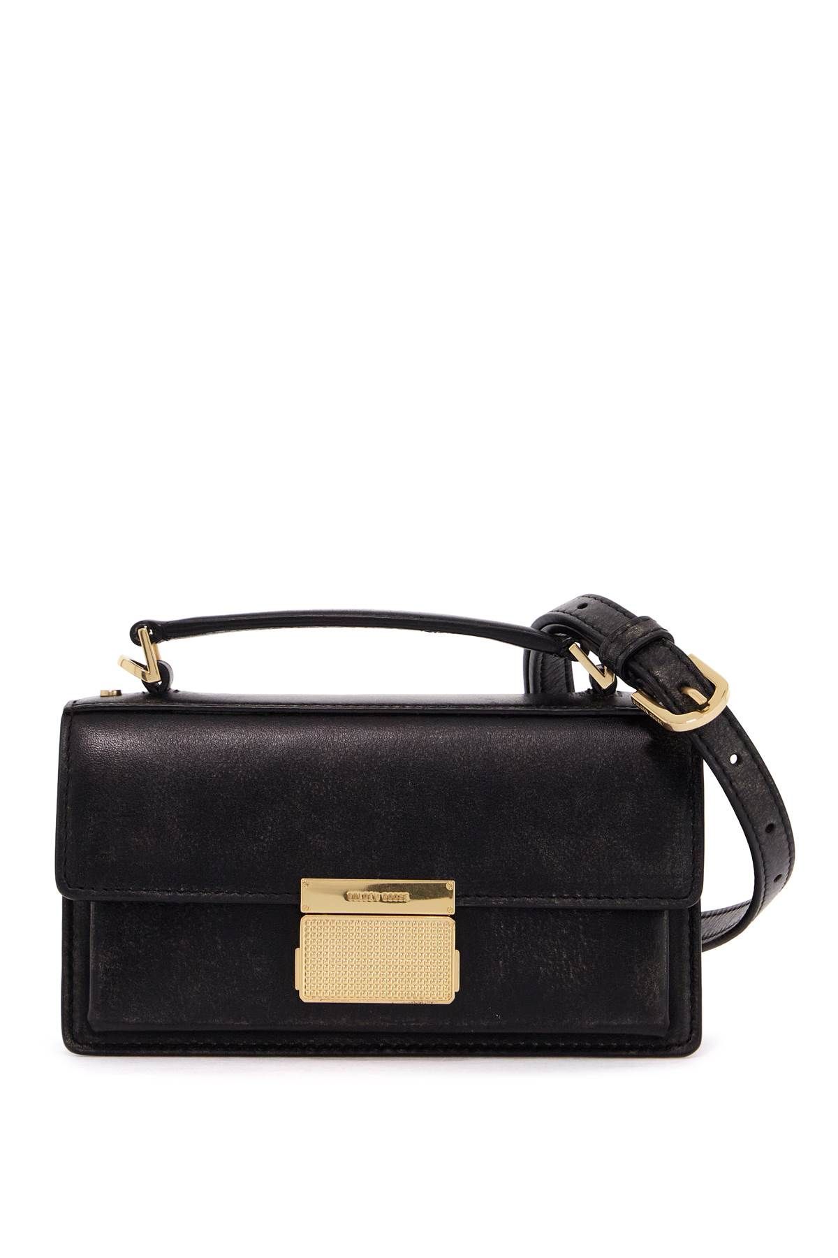 Golden Goose GOLDEN GOOSE mini distressed leather venice bag