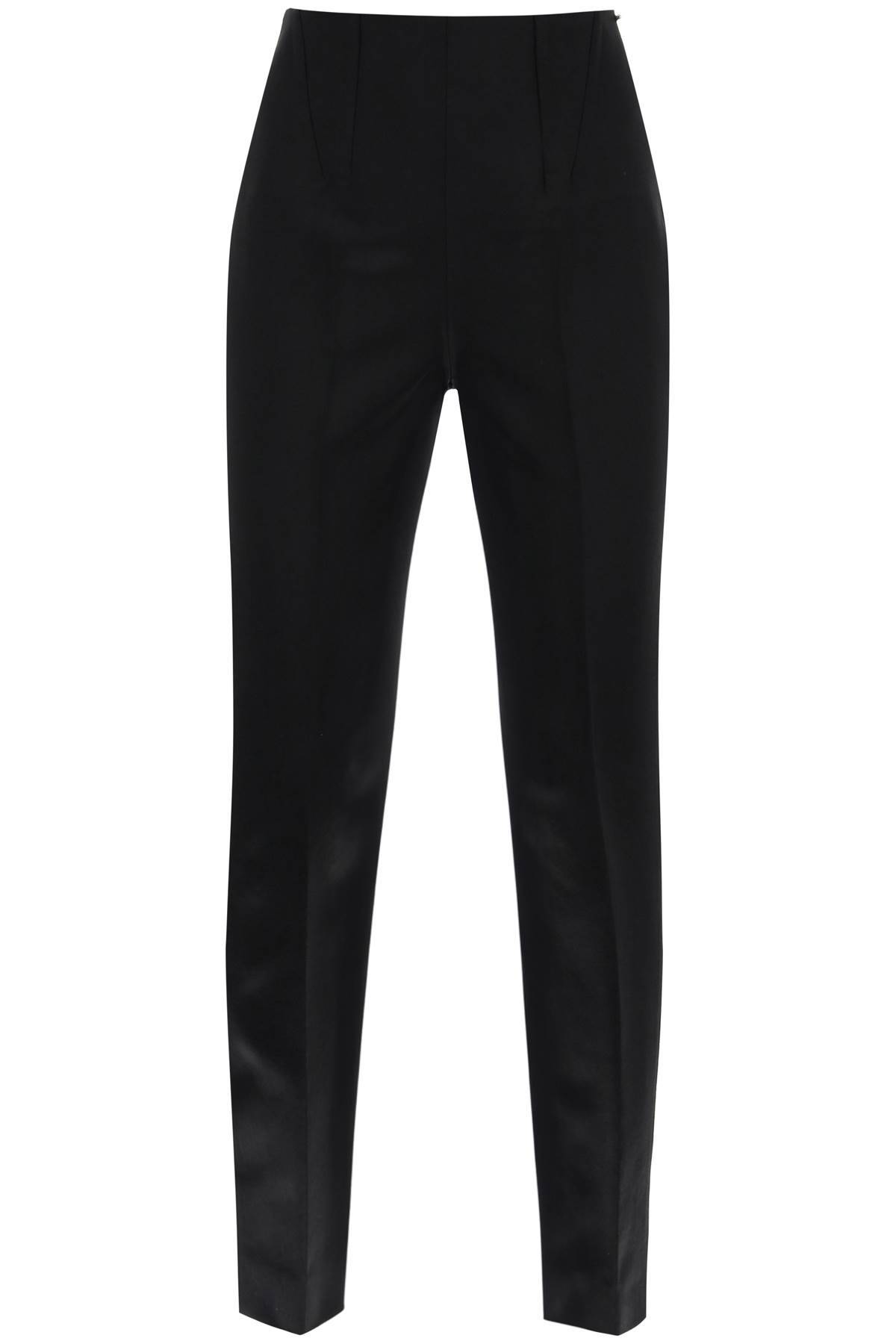 Sportmax SPORTMAX netted pants with reinforced
