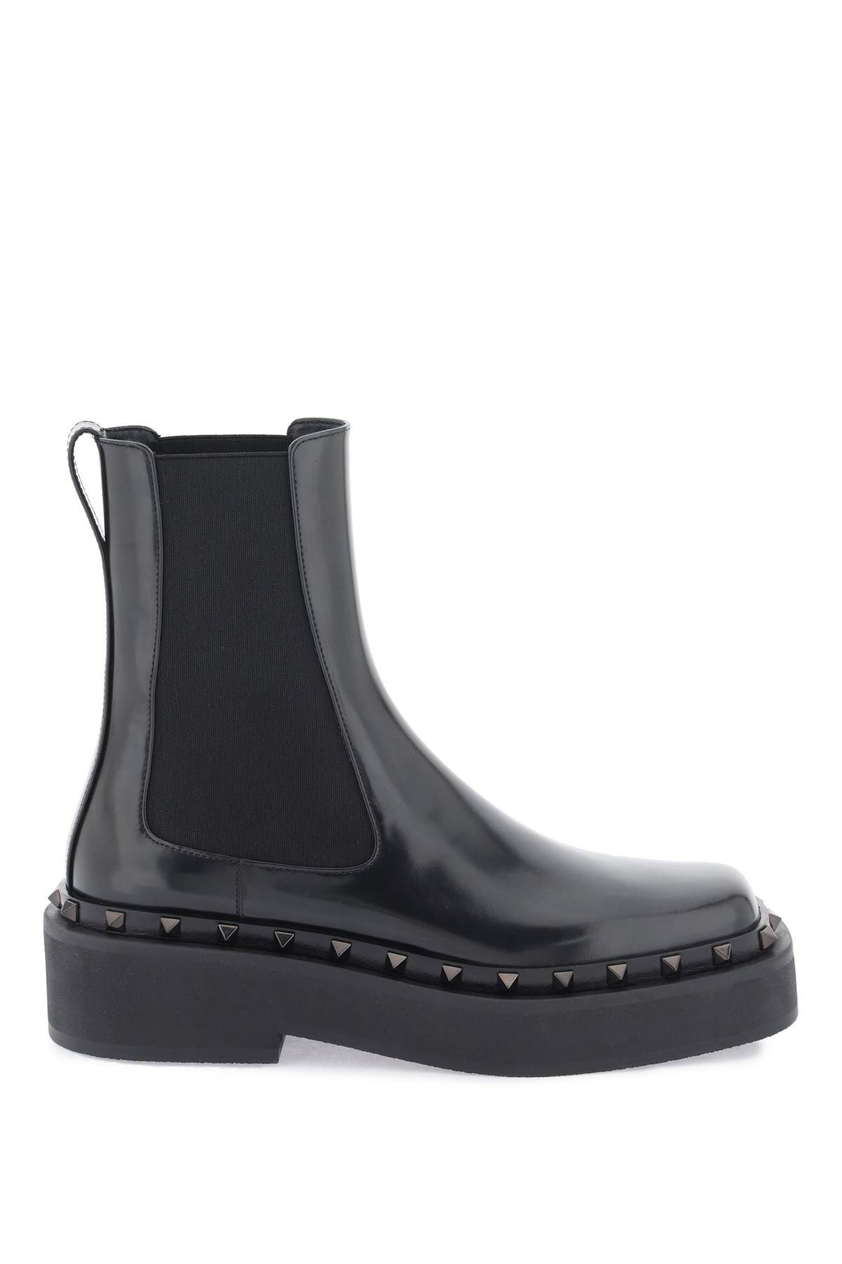 VALENTINO GARAVANI VALENTINO GARAVANI rockstud m-way leather beatle boots