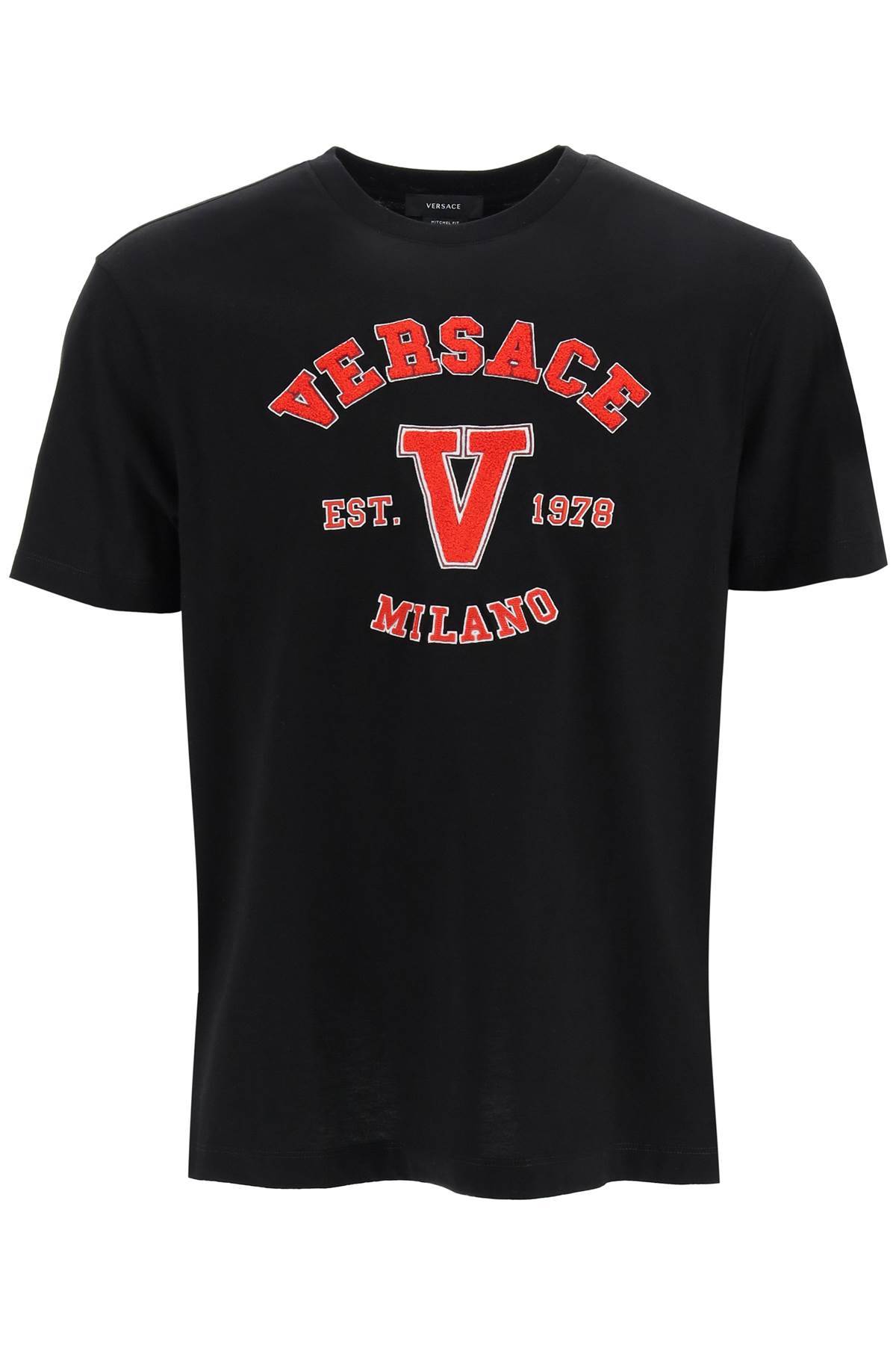 Versace VERSACE mitchel logo varsity t-shirt