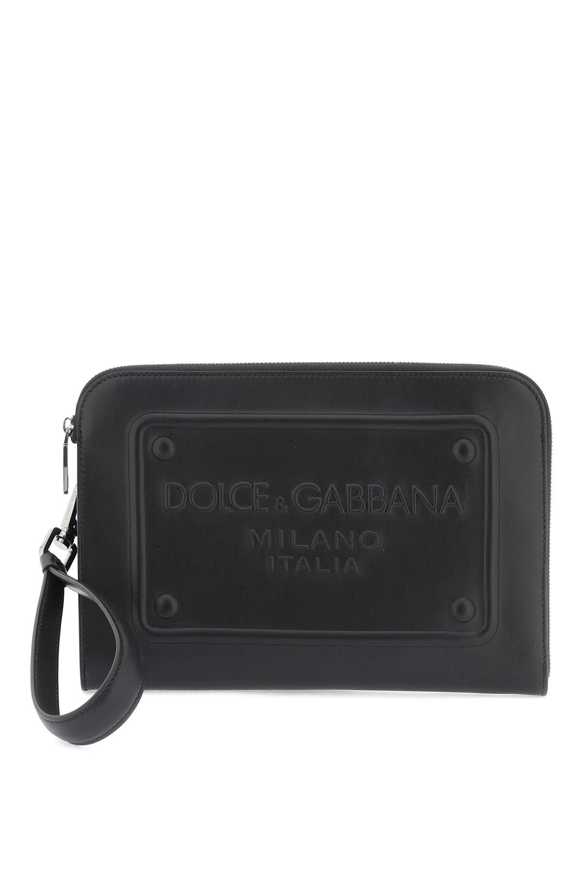 Dolce & Gabbana DOLCE & GABBANA pouch with embossed logo