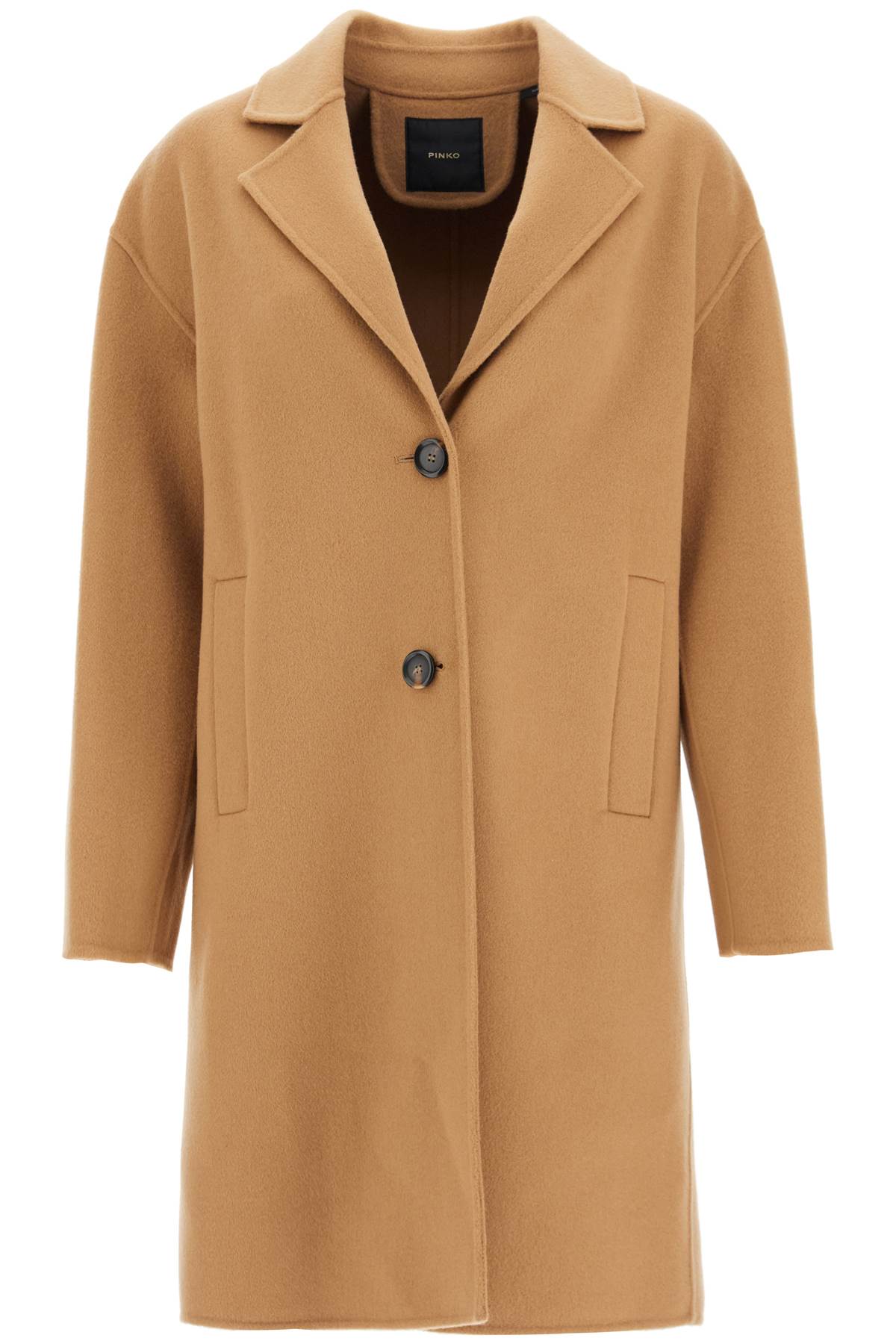 Pinko PINKO double wool coat with screwdriver design