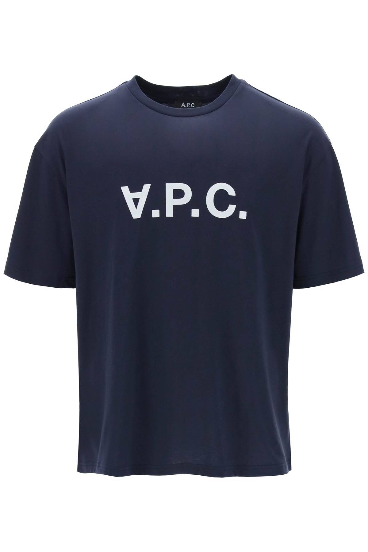 A.P.C. A. P.C. river t-shirt with flocked logo