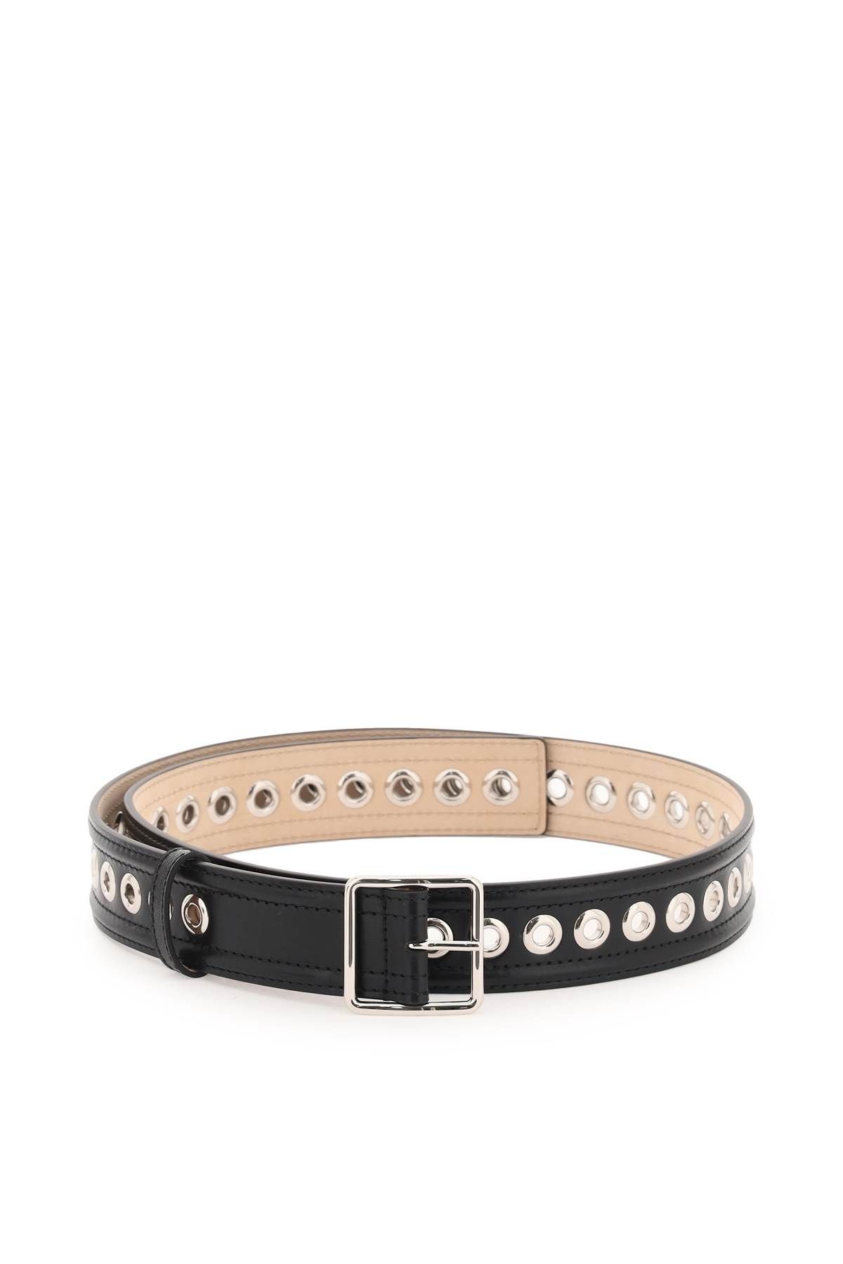 Alexander McQueen ALEXANDER MCQUEEN leather belt with eyelets