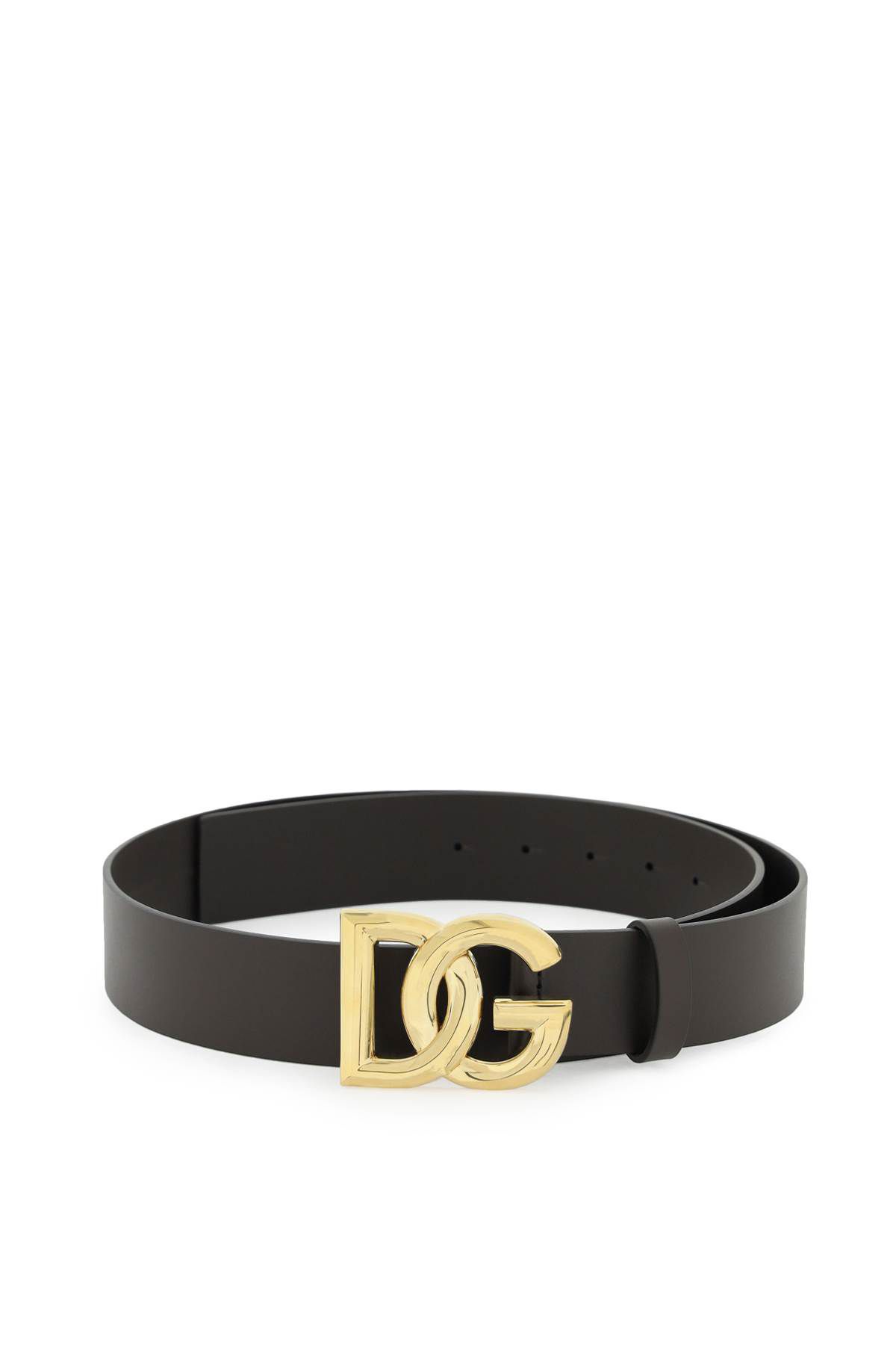 Dolce & Gabbana DOLCE & GABBANA lux leather belt with dg buckle