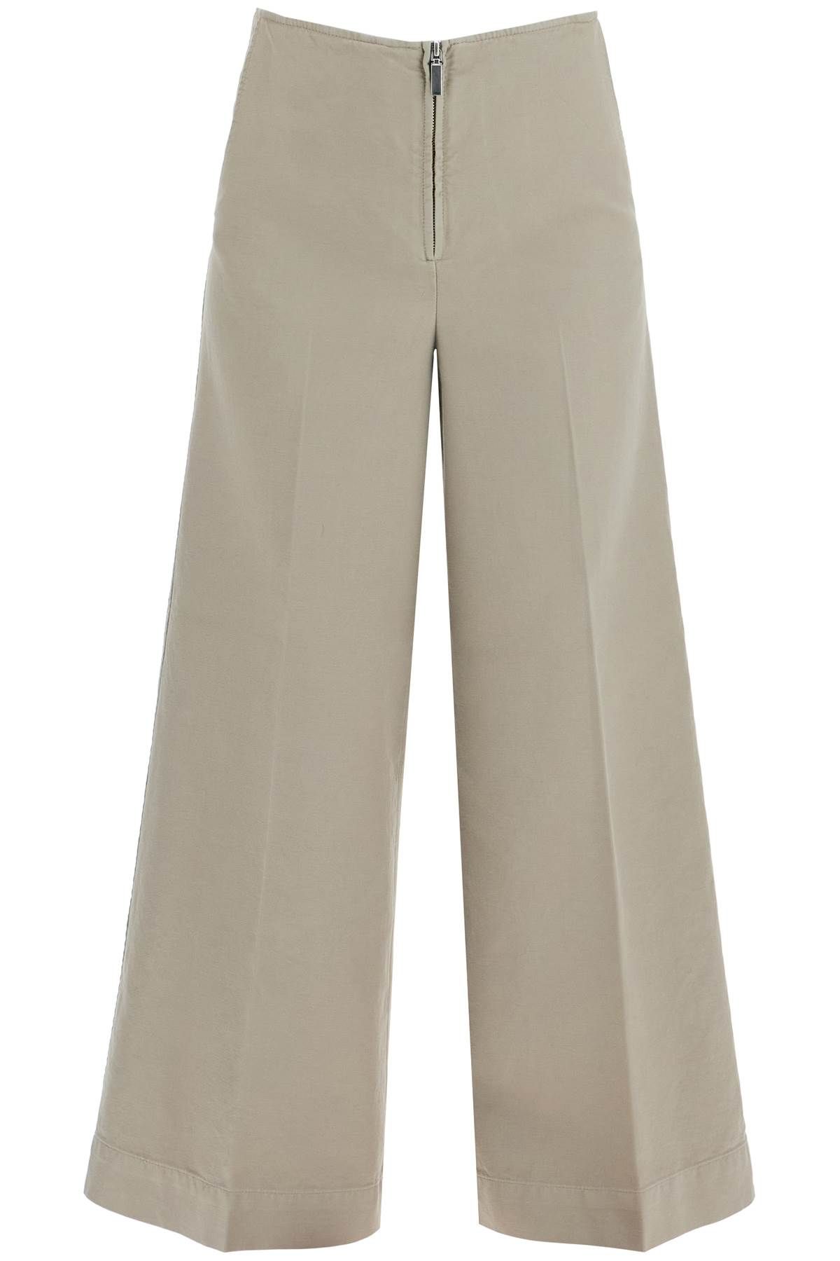 Toteme TOTEME zip-front wide trousers