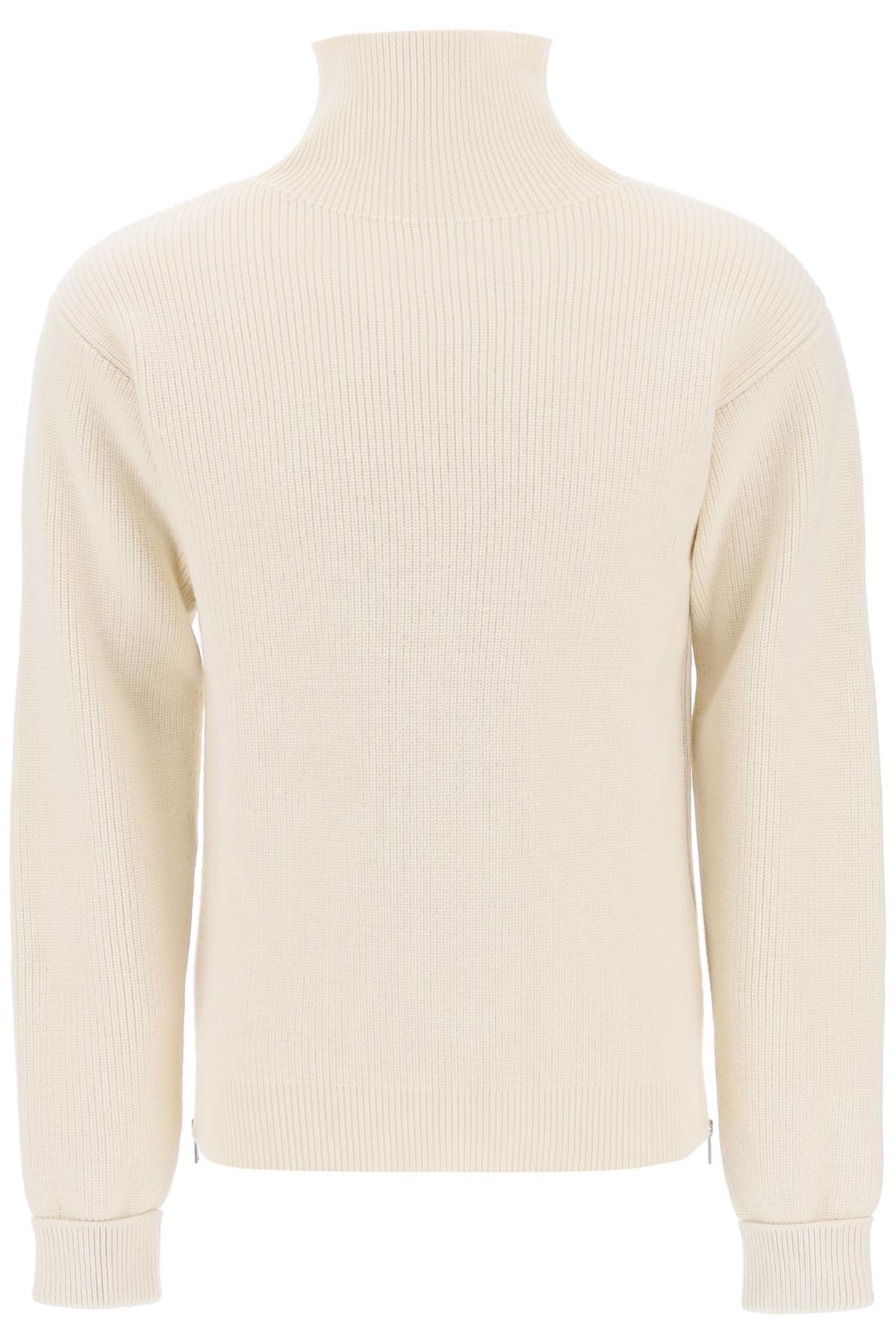 Jil Sander JIL SANDER side zip high neck sweater