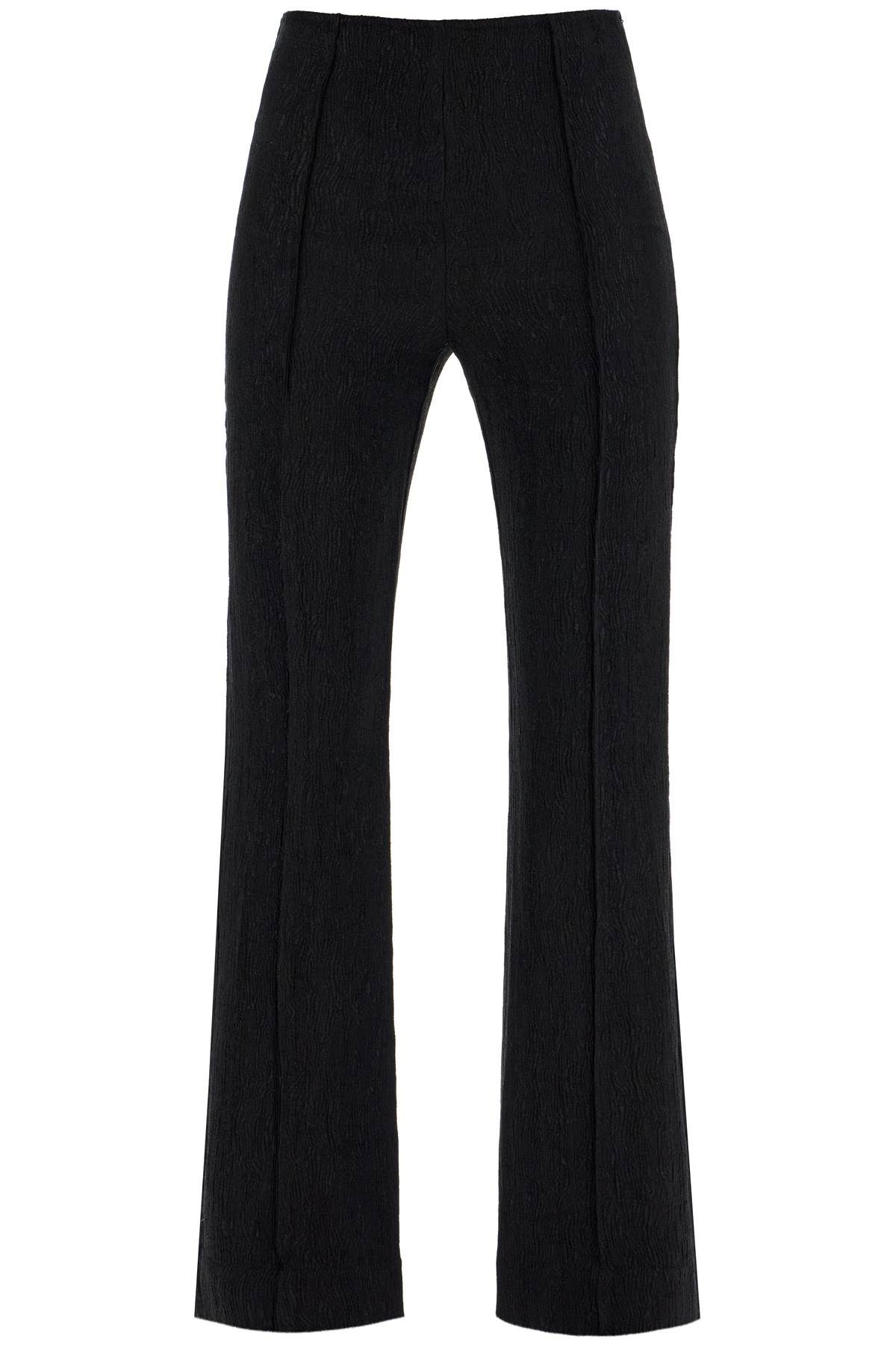 Ganni GANNI flared viscose trousers for