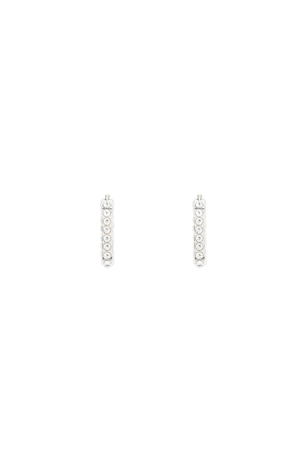 Amina Muaddi AMINA MUADDI charlotte earrings with crystals