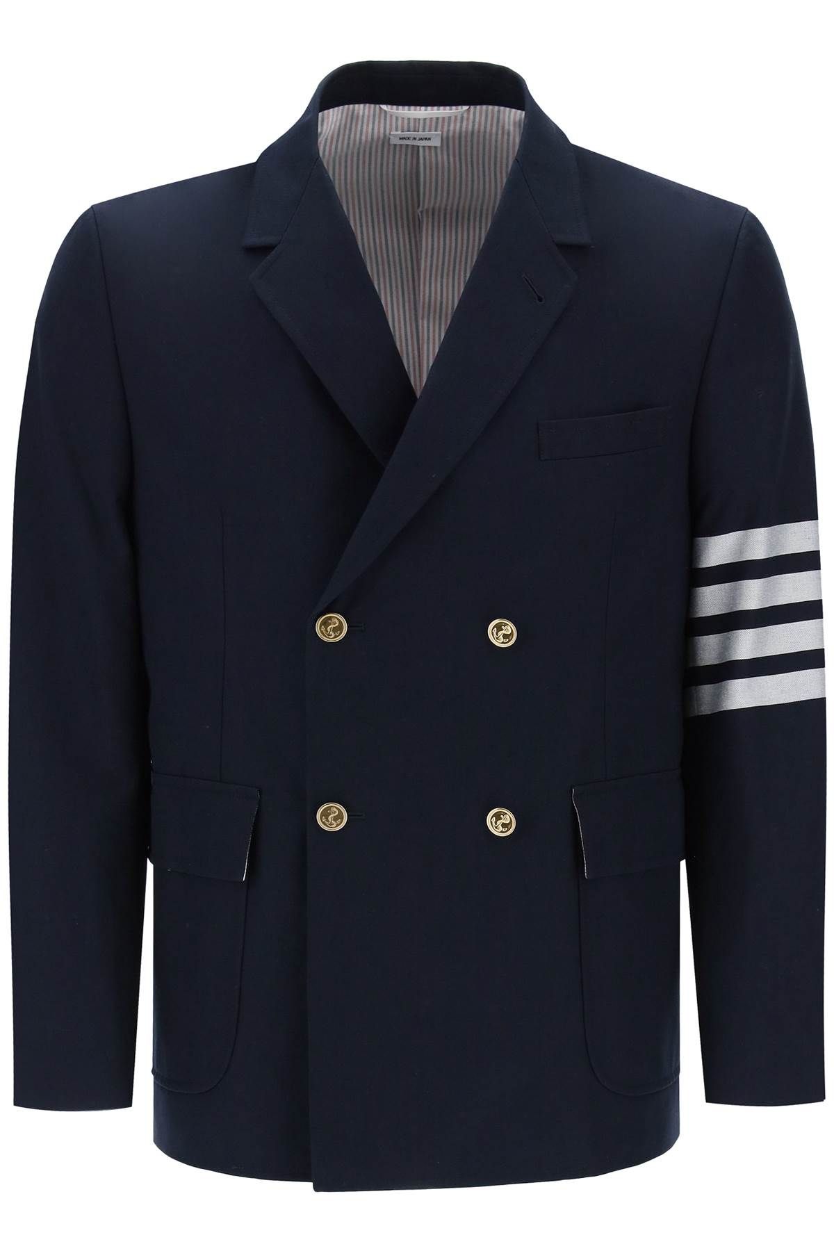 Thom Browne THOM BROWNE 4-bar double-breasted jacket