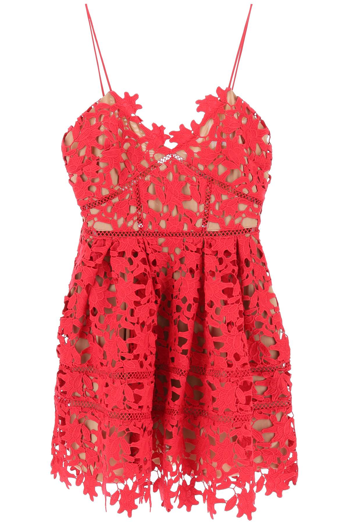  SELF PORTRAIT azaelea floral lace mini dress