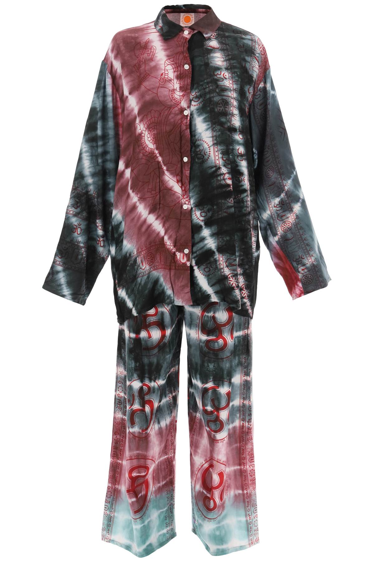  SUN CHASERS 'mantra' cotton shirt and pants set