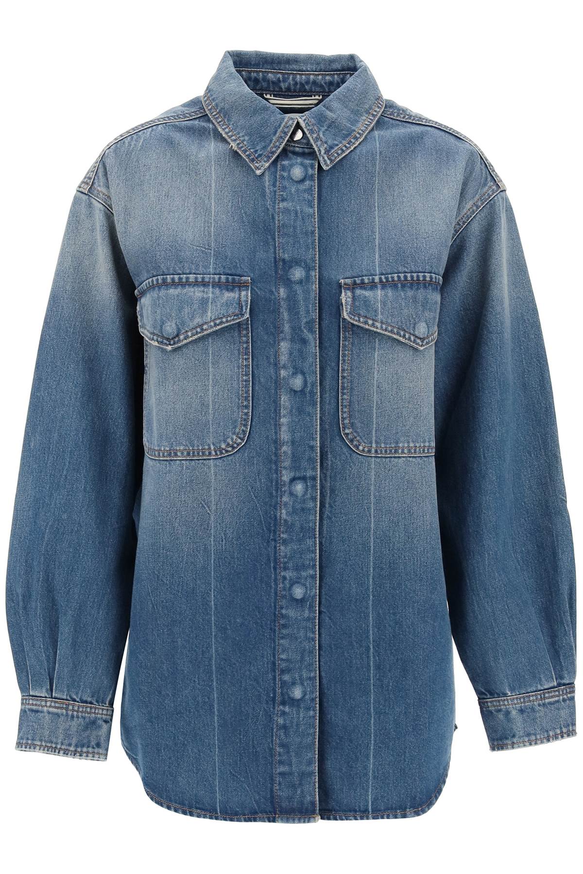 CLOSED CLOSED denim overshirt made of recycled cotton blend