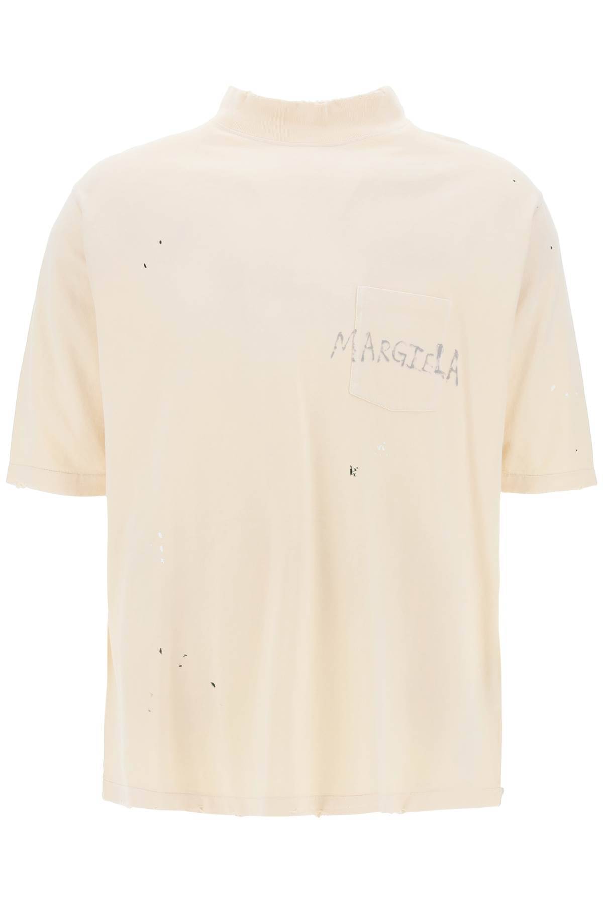 Maison Margiela MAISON MARGIELA handwritten logo t-shirt with written text
