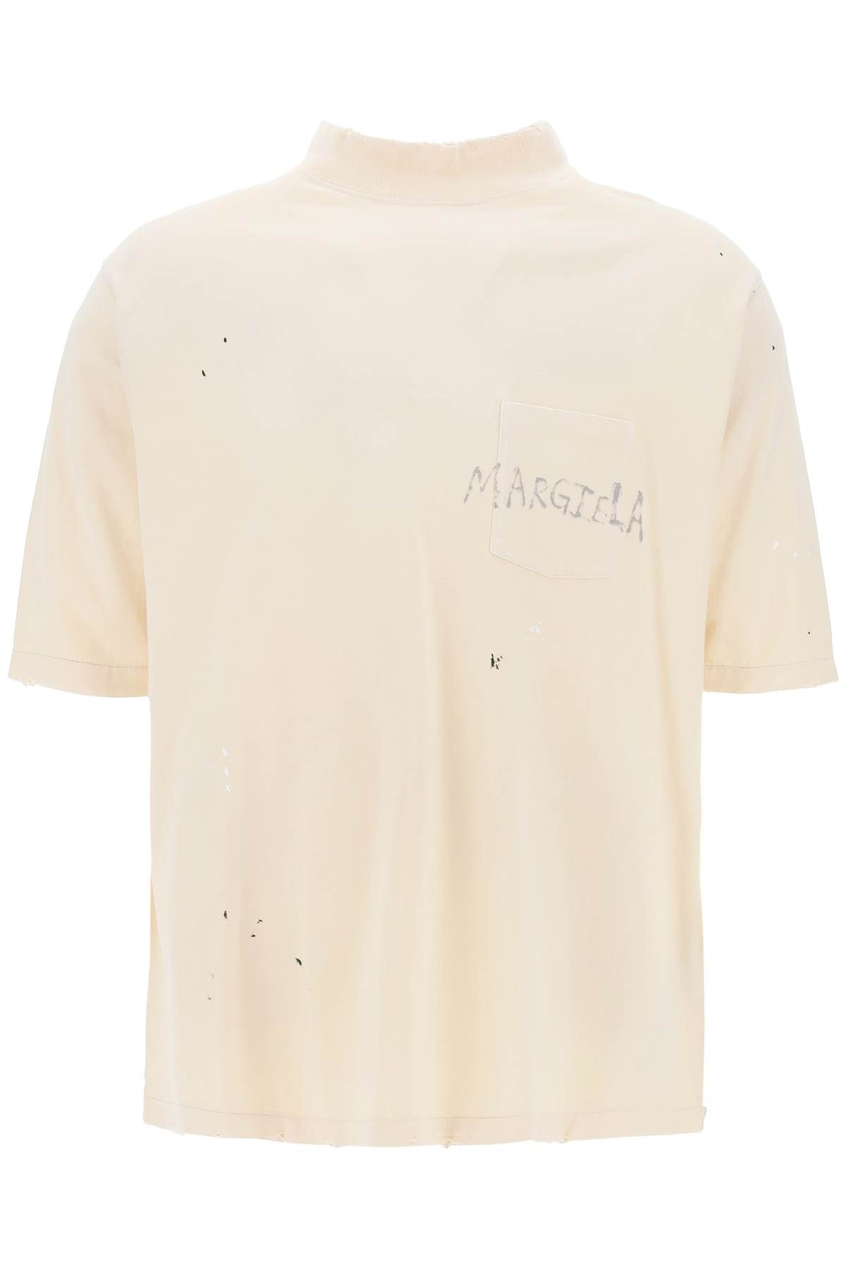 Maison Margiela MAISON MARGIELA handwritten logo t-shirt with written text