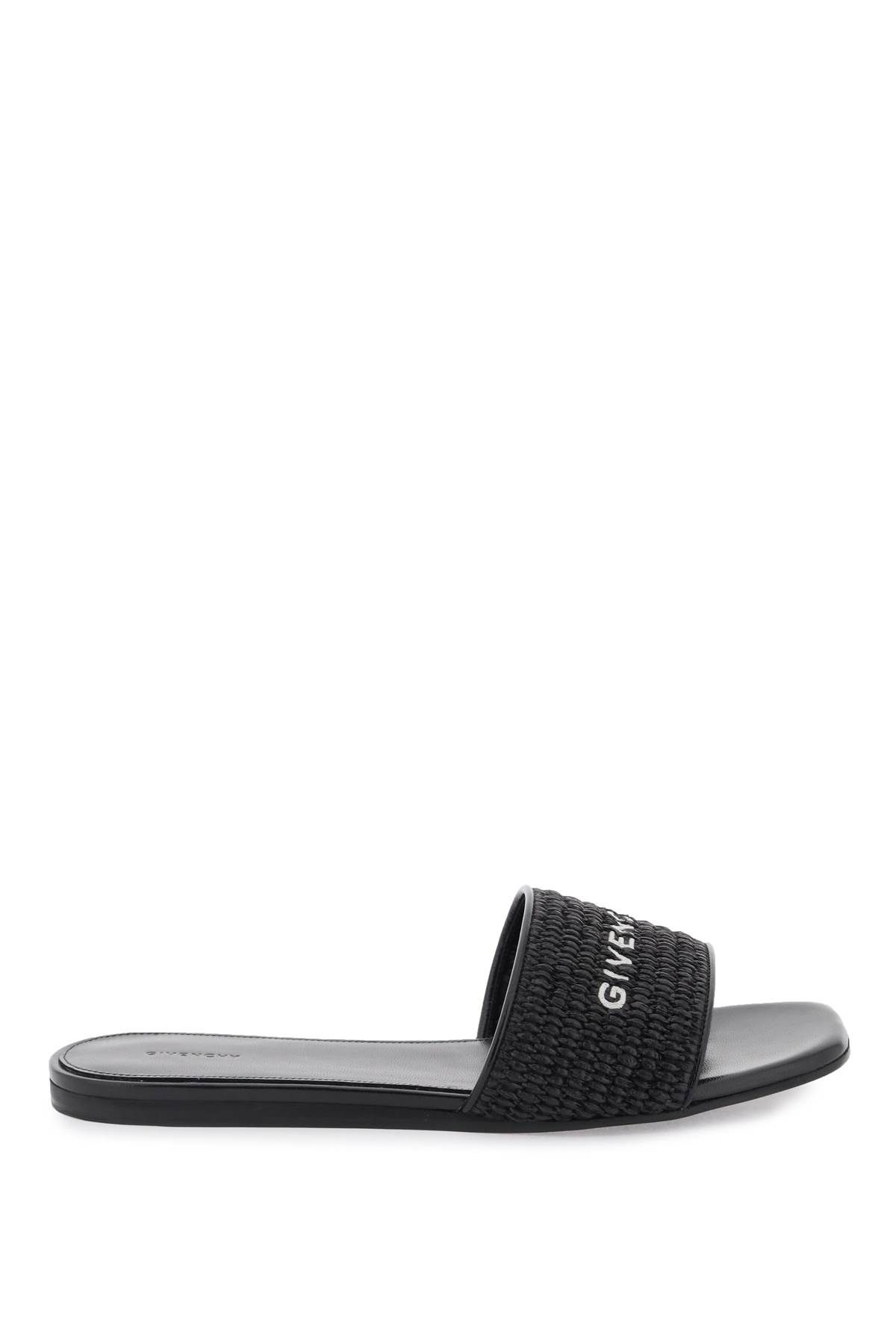 Givenchy GIVENCHY raffia slides