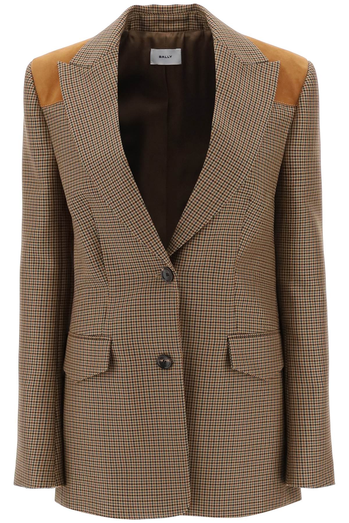 BALLY BALLY houndstooth single-breasted blazer