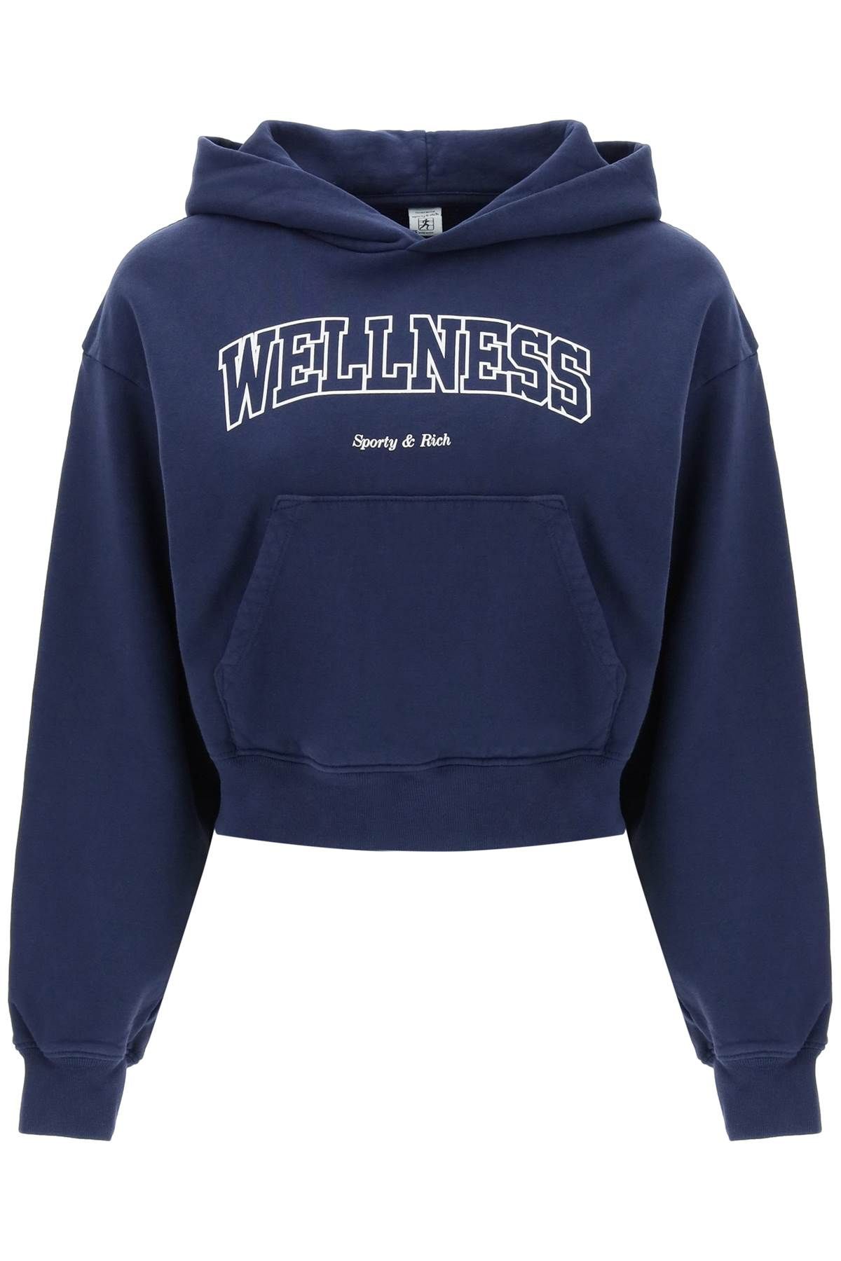  SPORTY RICH wellness cropped hoodie