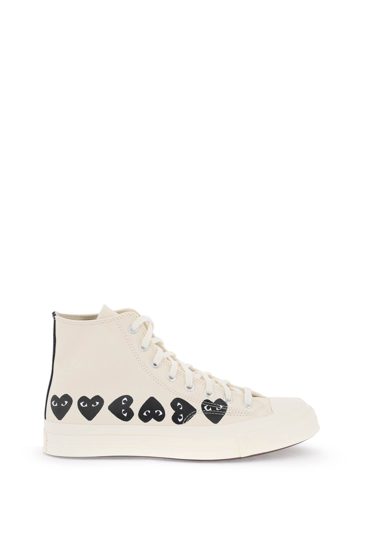 Comme Des Garçons Play COMME DES GARCONS PLAY multi heart converse x comme des garçons play hi-top sneakers