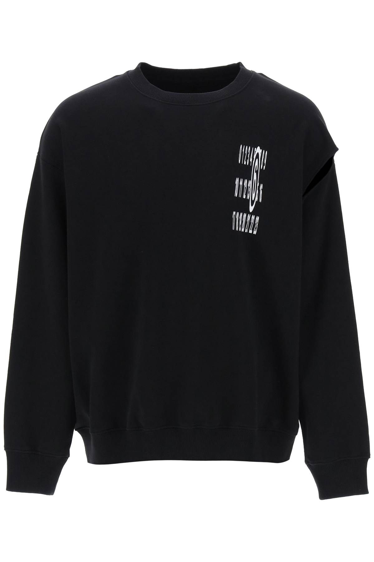 MM6 Maison Margiela MM6 MAISON MARGIELA "sweatshirt with cut out and numeric