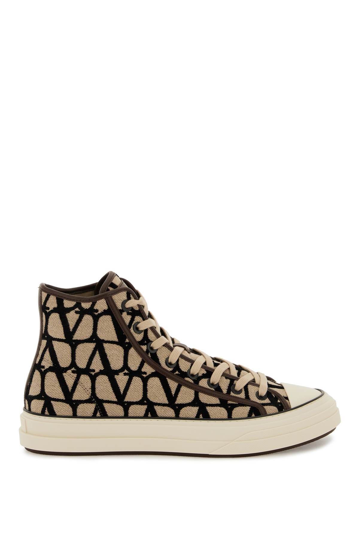 VALENTINO GARAVANI VALENTINO GARAVANI totaloop toile iconographe high-top sneakers