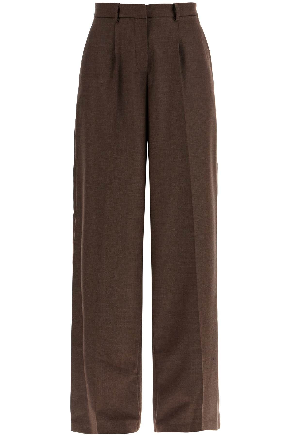 Magda Butrym MAGDA BUTRYM wide stretch wool trousers for comfortable fit