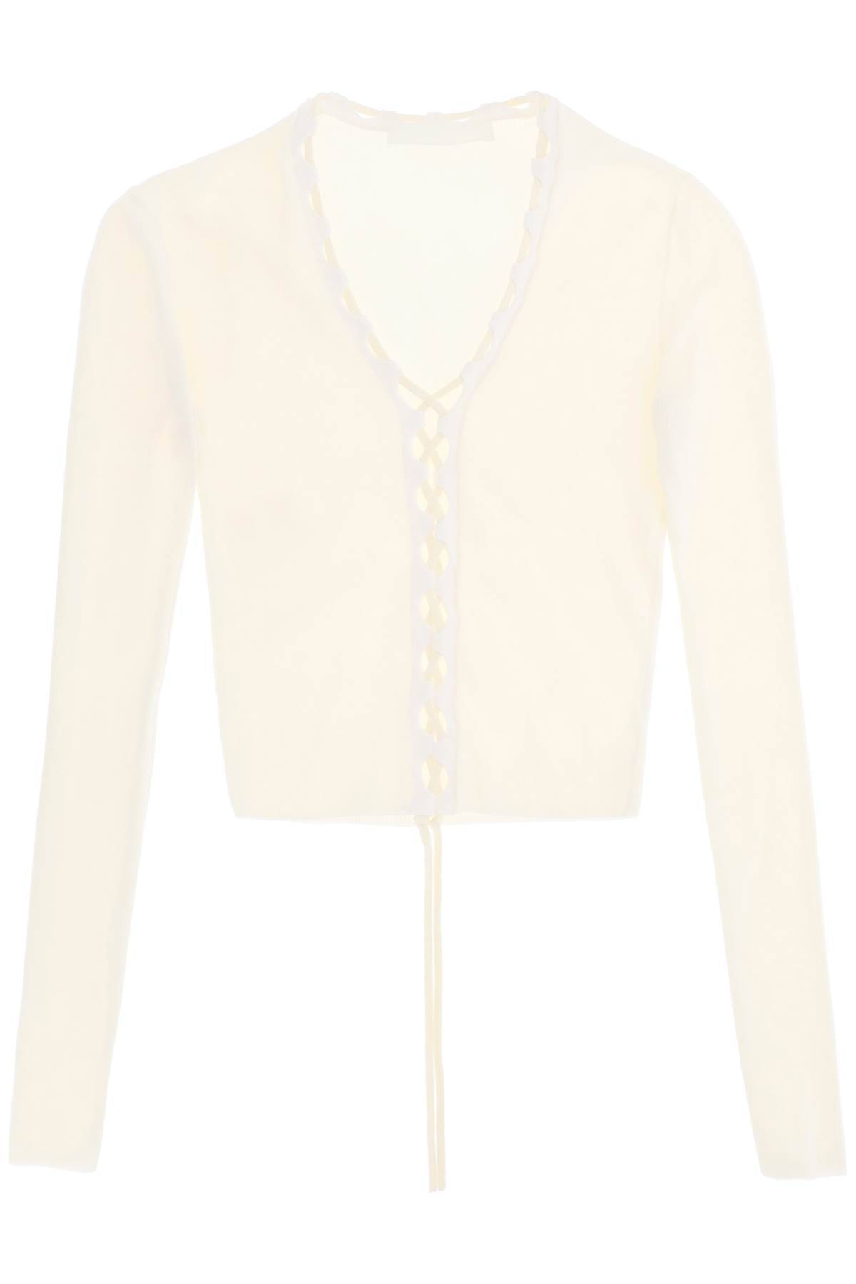 Dion Lee DION LEE lace-up cardigan