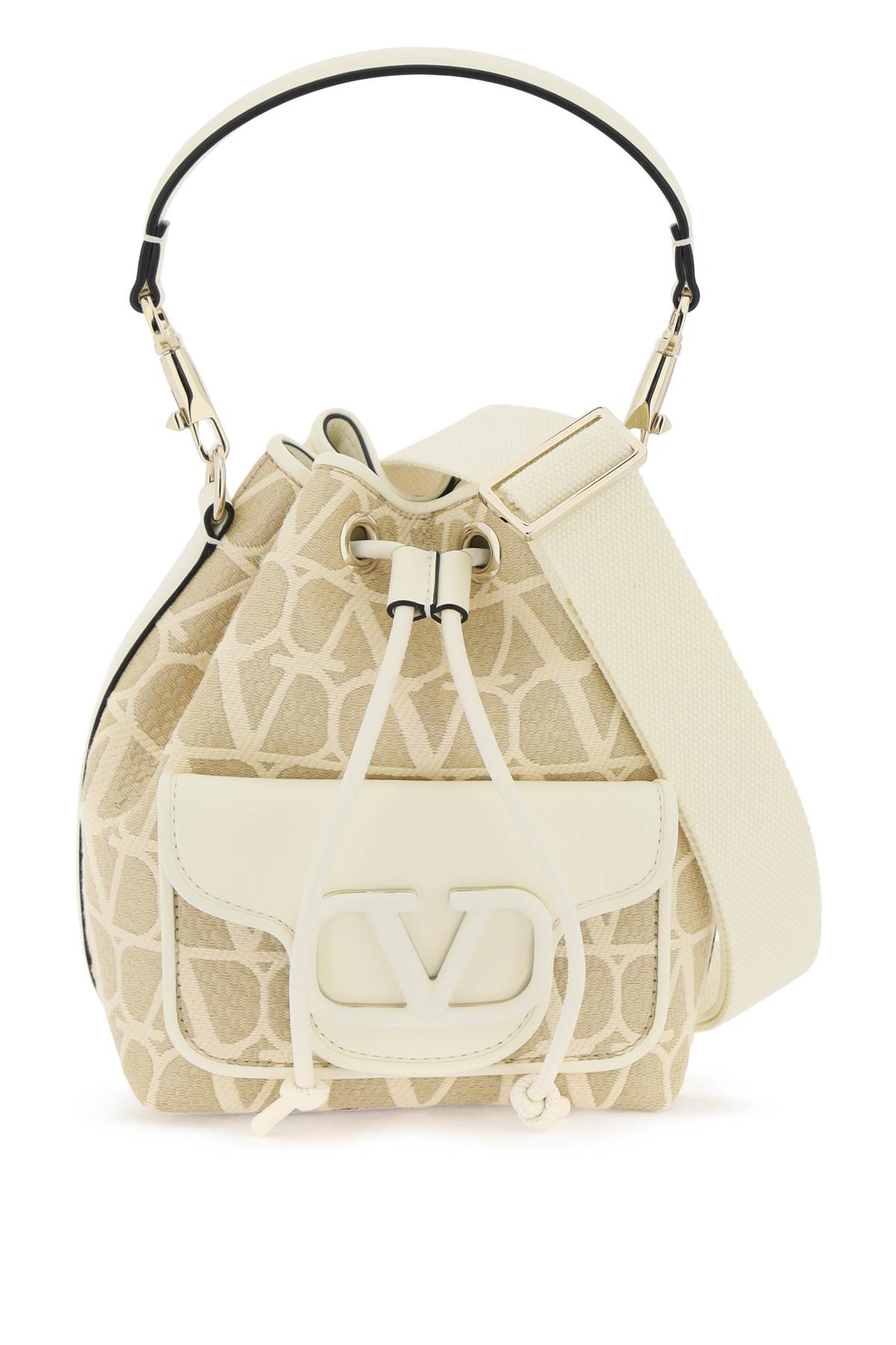 VALENTINO GARAVANI VALENTINO GARAVANI locò iconographer toile bucket bag