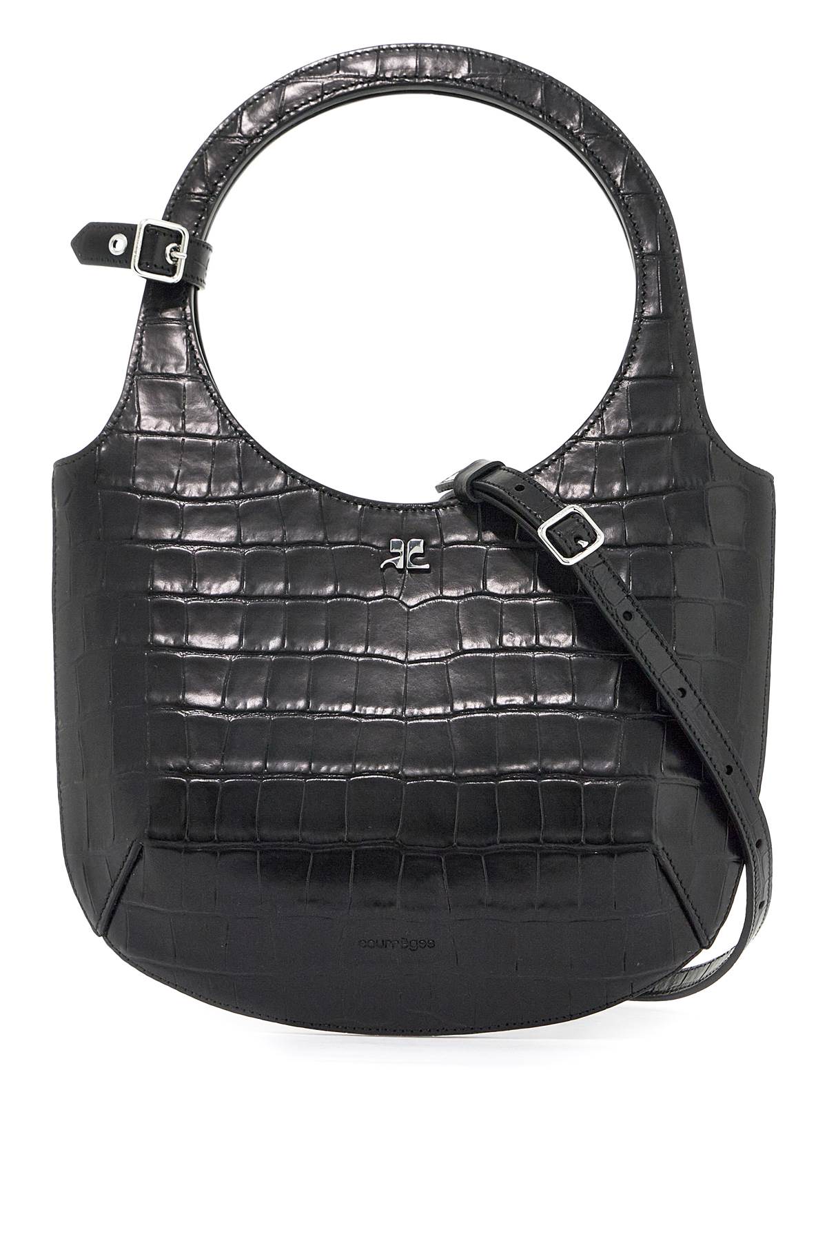 Courrèges COURREGES "handbag with holy crocodile print