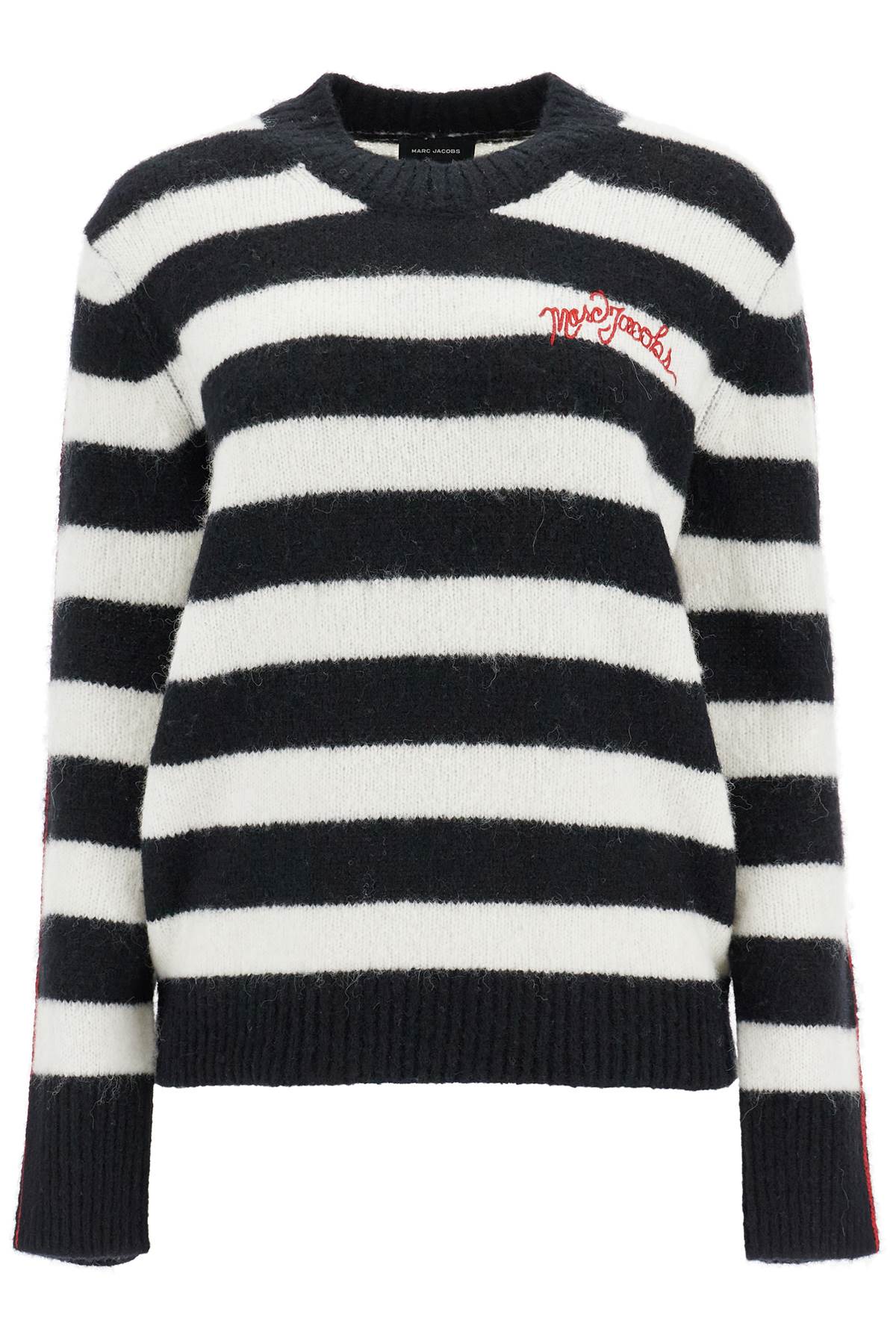 Marc Jacobs MARC JACOBS pullover the striped brushed logo sweater