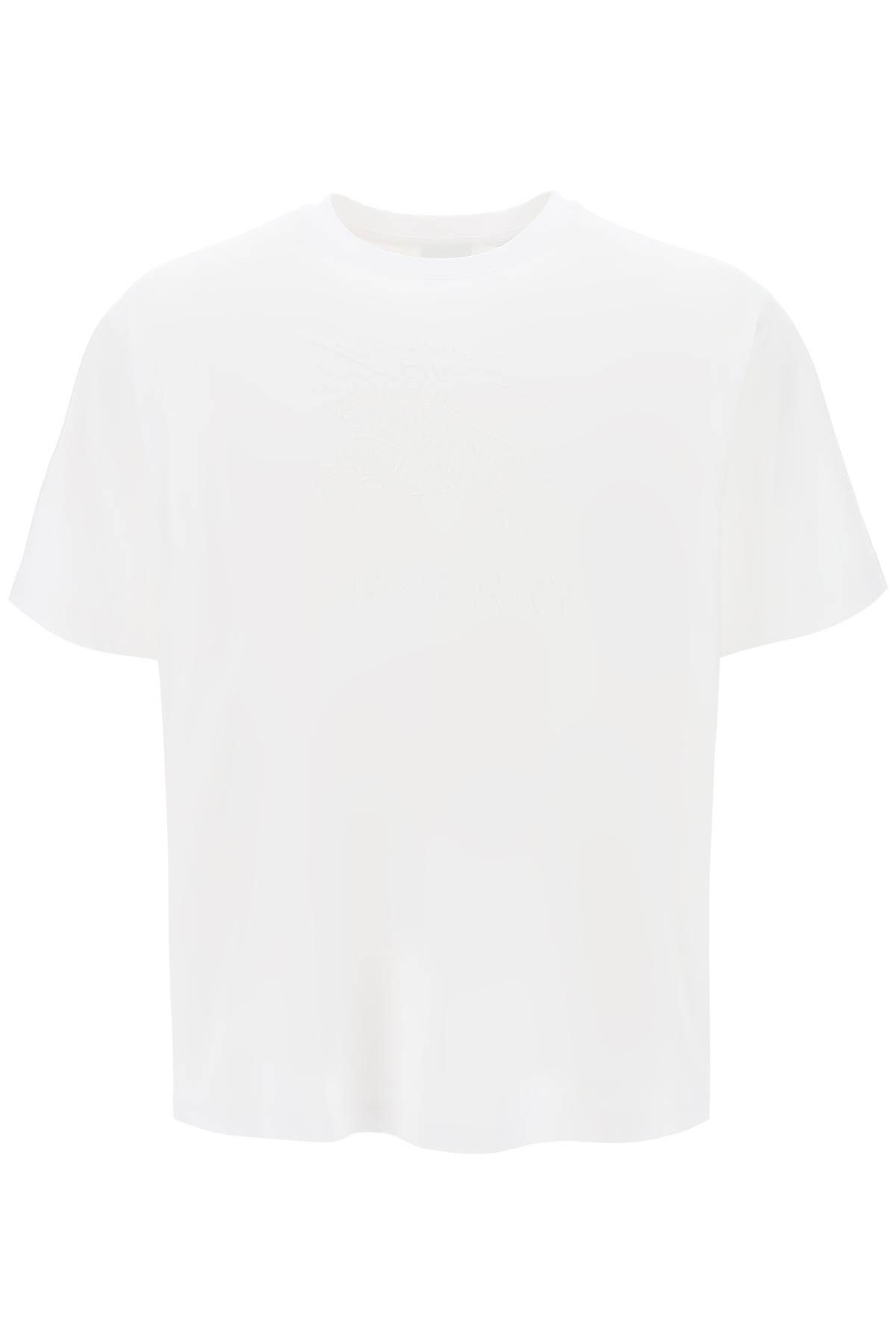 Burberry BURBERRY ekd embroidery 'raynerton' oversized t-shirt