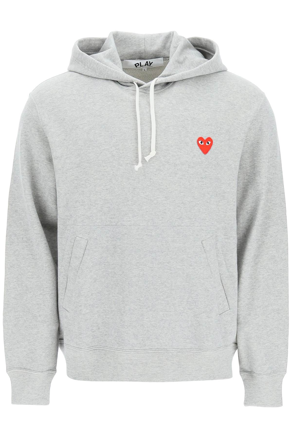 Comme Des Garçons Play COMME DES GARCONS PLAY heart patch unisex hoodie