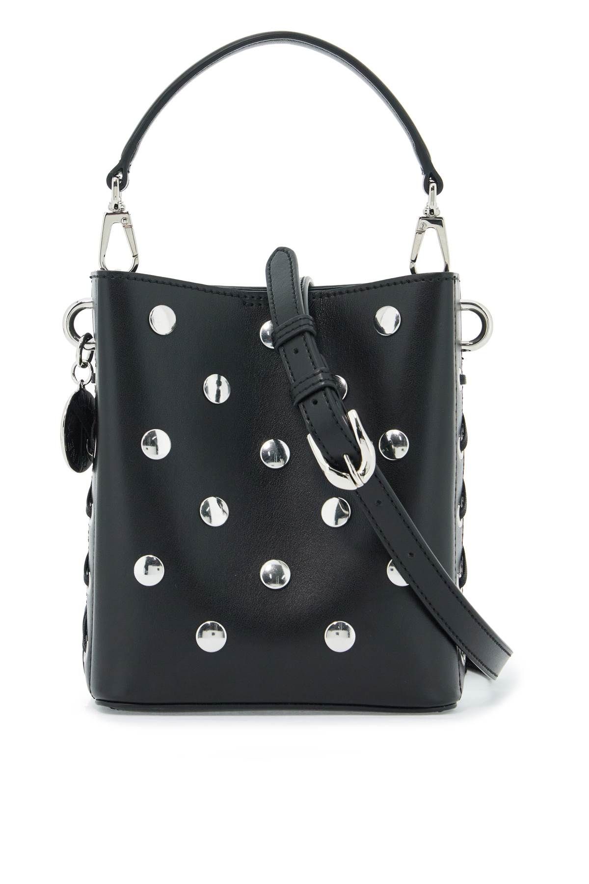 Stella McCartney STELLA McCARTNEY mini bucket bag frayme with studs