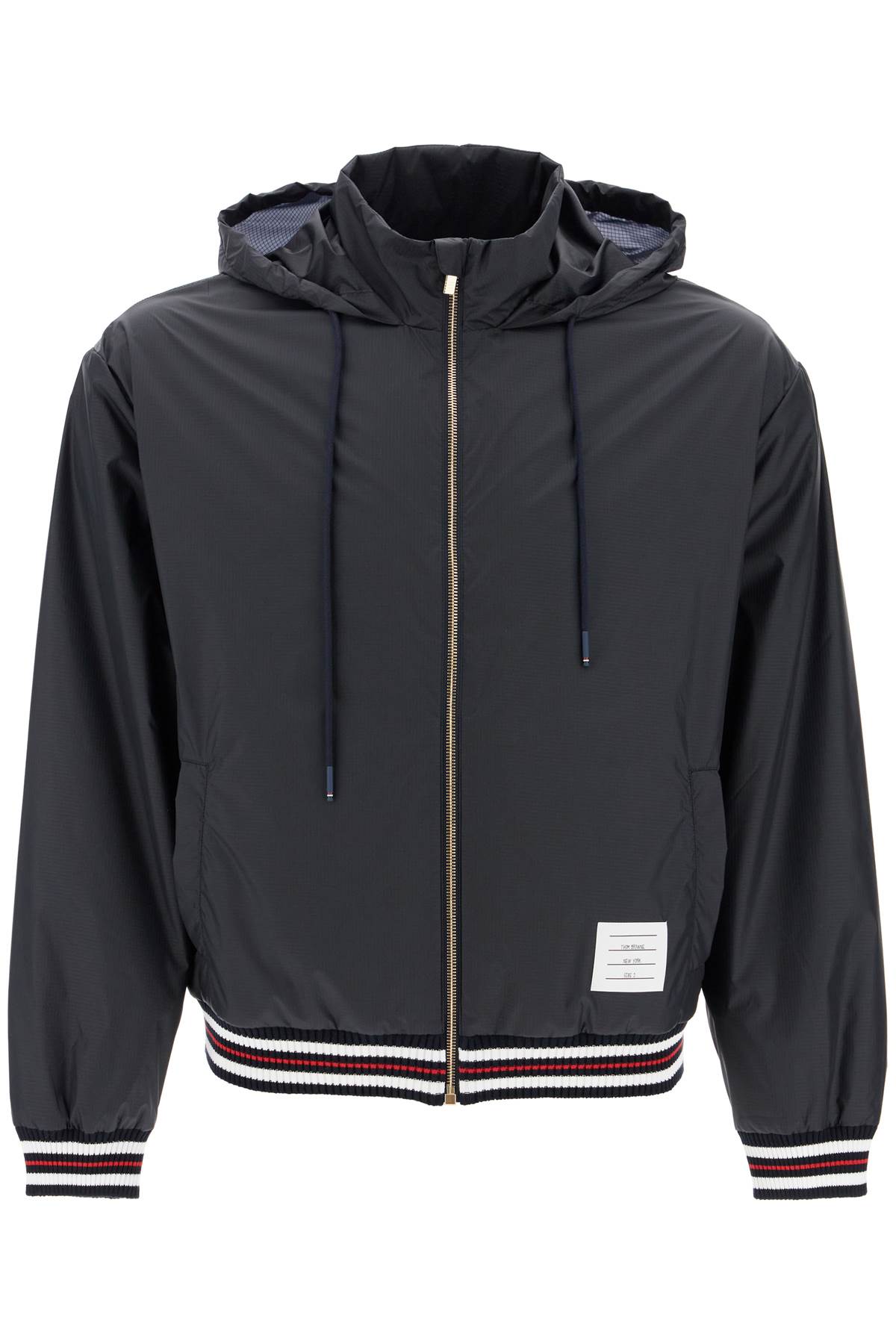 Thom Browne THOM BROWNE windbreaker jacket in ripstop fabric