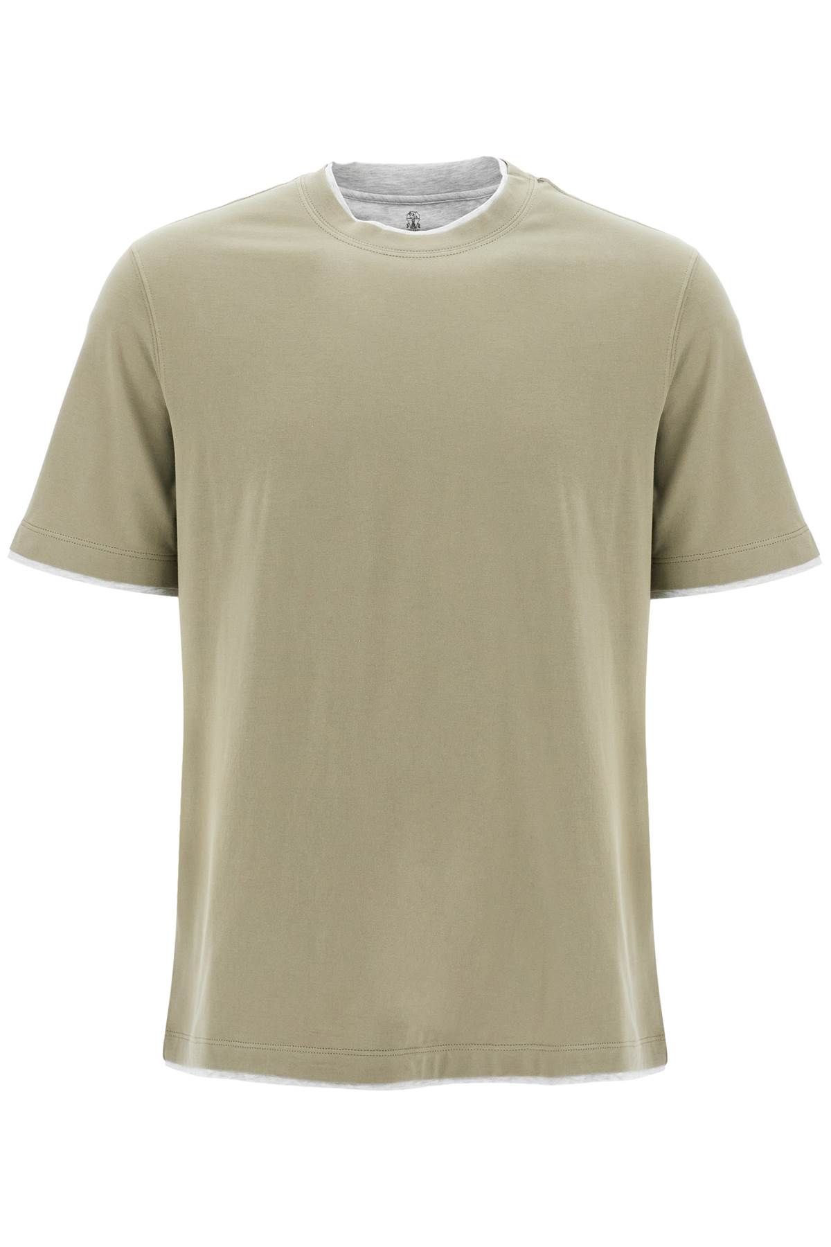 Brunello Cucinelli BRUNELLO CUCINELLI layered-effect t-shirt