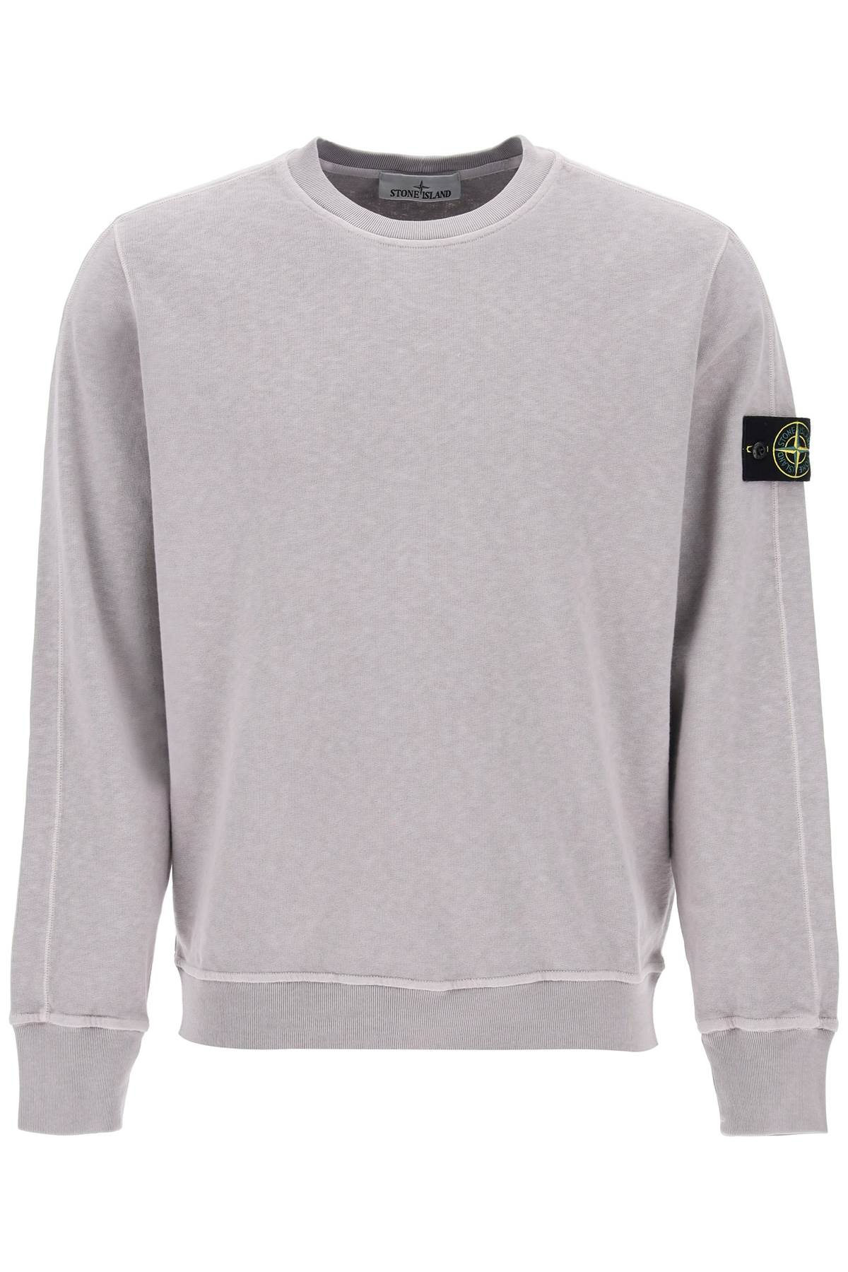 Stone Island STONE ISLAND light sweatshirt with logo badge