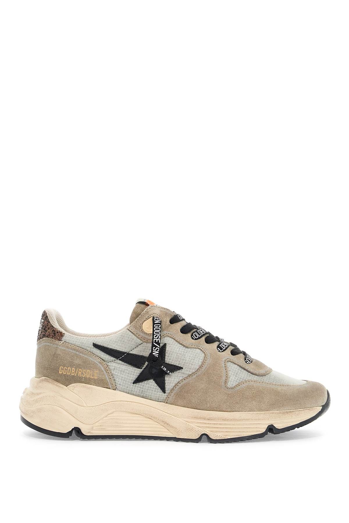 Golden Goose GOLDEN GOOSE nylon and suede running sneakers with durable sole