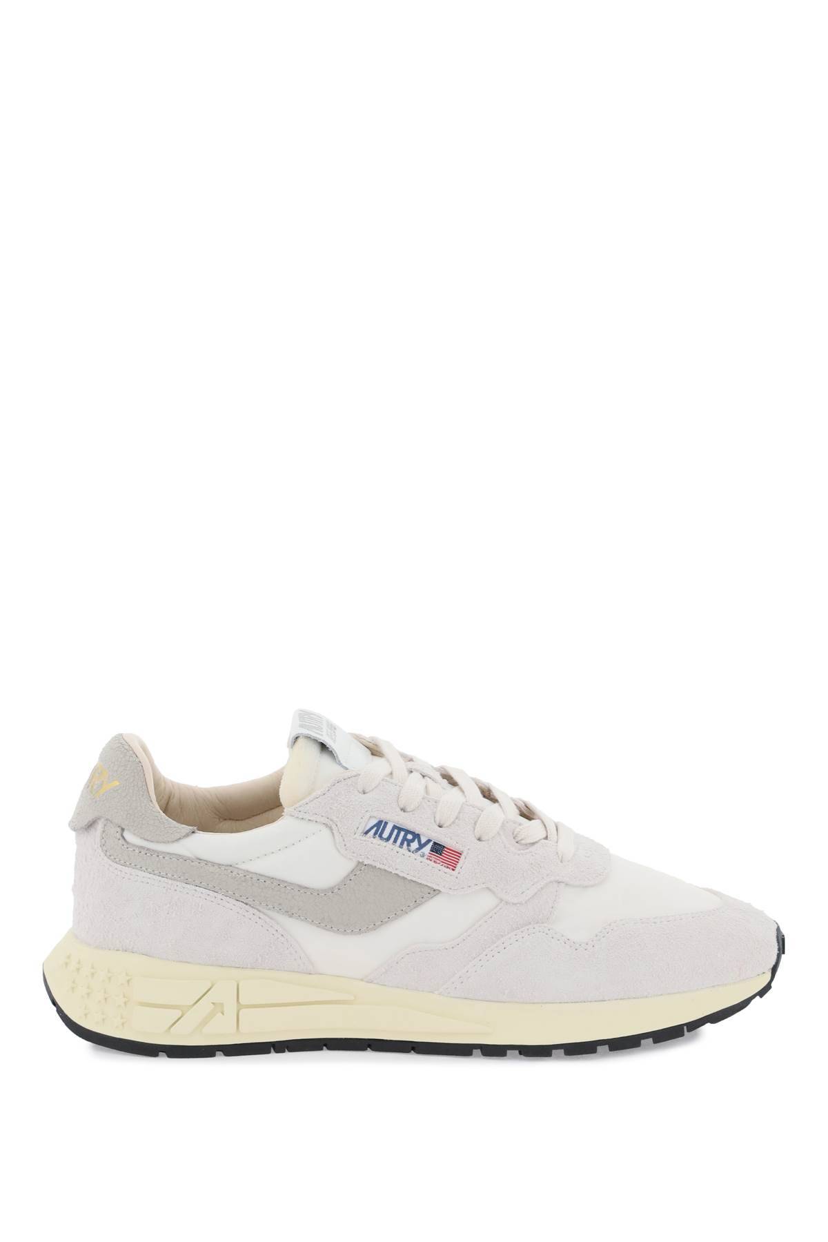 AUTRY AUTRY reelwind low-top nylon and suede sneakers