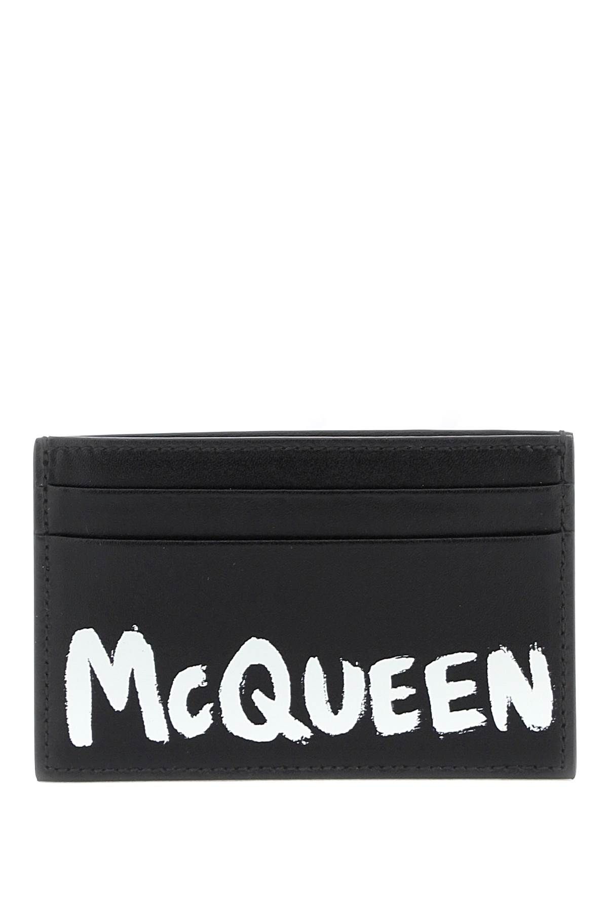 Alexander McQueen ALEXANDER MCQUEEN graffiti cardholder