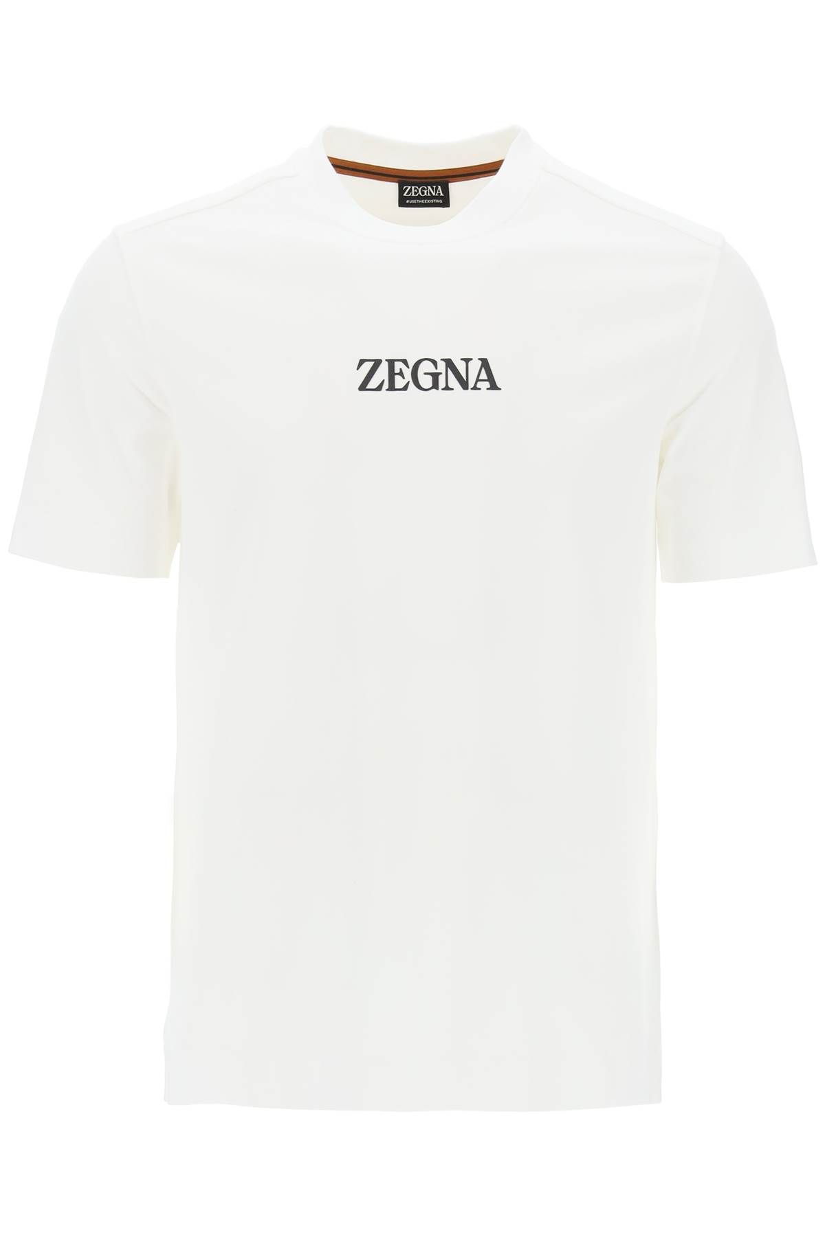 zegna ZEGNA t-shirt with rubberized logo