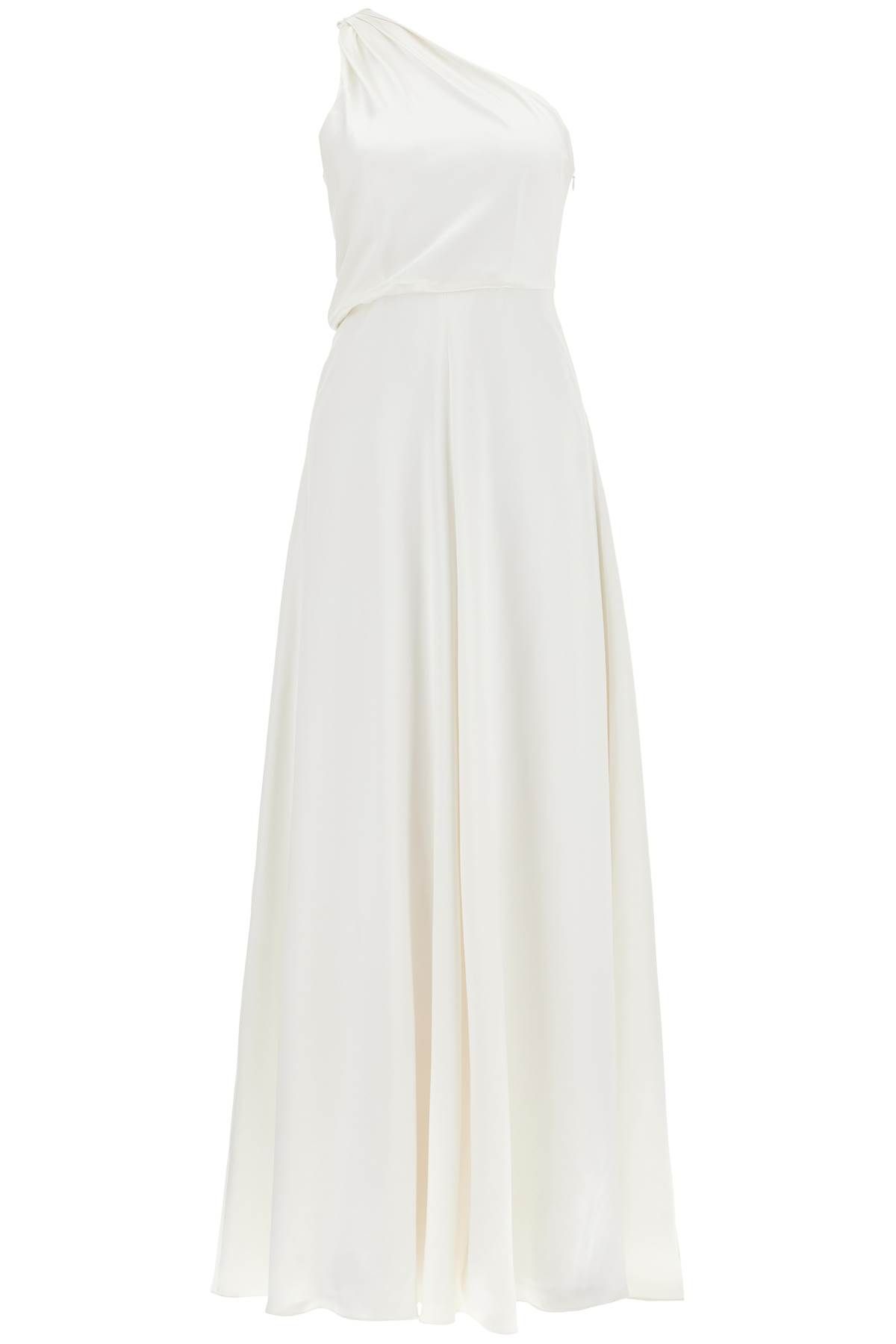 Max Mara MAX MARA maxi one-shoulder silk satin dress