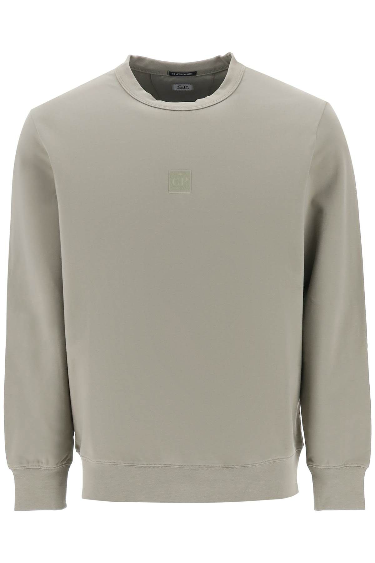 CP COMPANY CP COMPANY crew-neck sweatshirt with logo badge