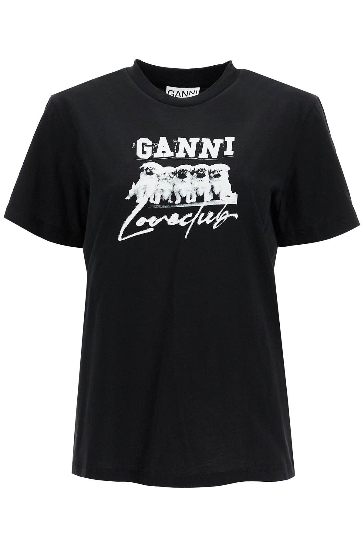 Ganni GANNI printed relaxed fit t-shirt