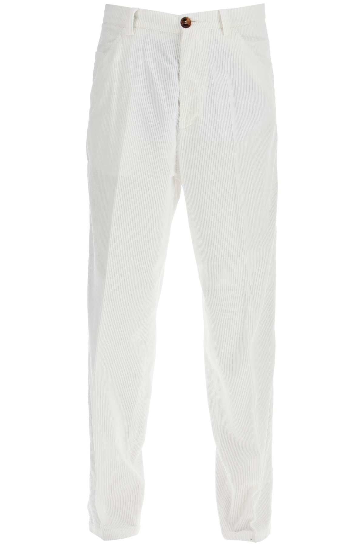 Brunello Cucinelli BRUNELLO CUCINELLI corduroy leisure fit pants