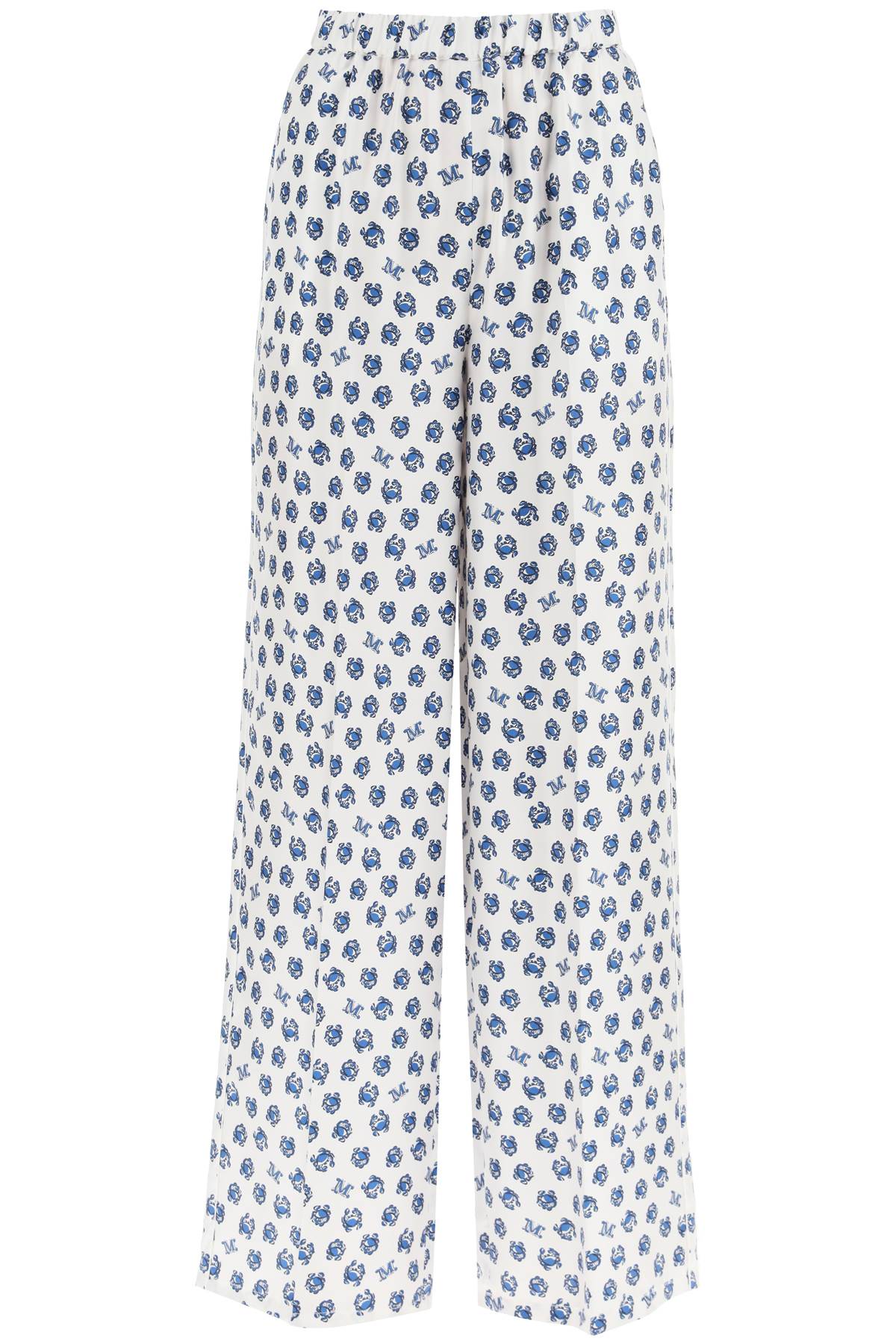 Max Mara MAX MARA 'anversa' printed silk pyjamas pants