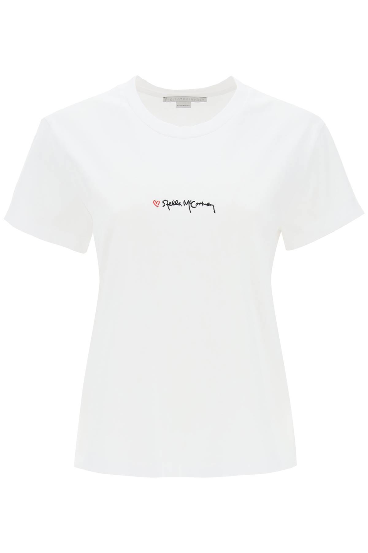 Stella McCartney STELLA McCARTNEY t-shirt with embroidered signature