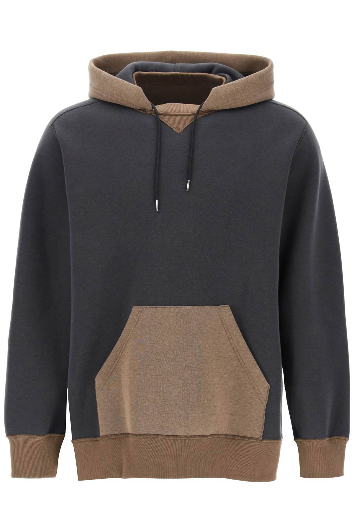 Sacai SACAI hooded sweatshirt with reverse