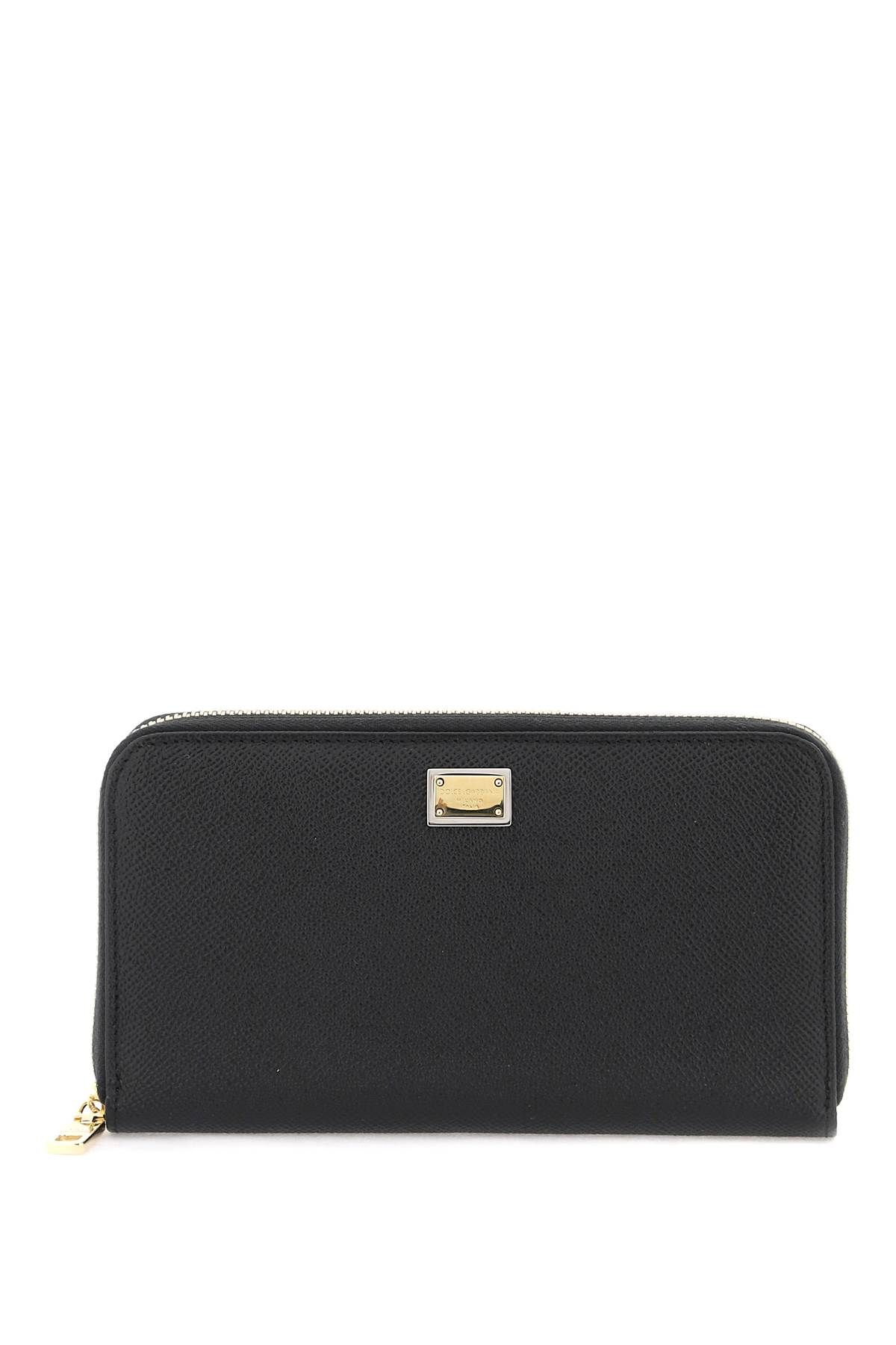 Dolce & Gabbana DOLCE & GABBANA leather zip-around wallet