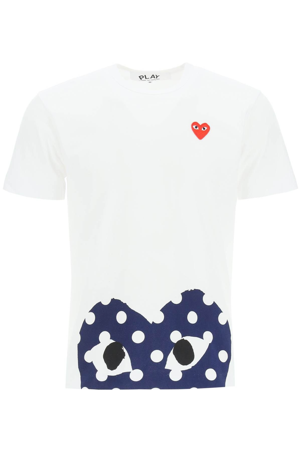 Comme Des Garçons Play COMME DES GARCONS PLAY heart polka dot t-shirt